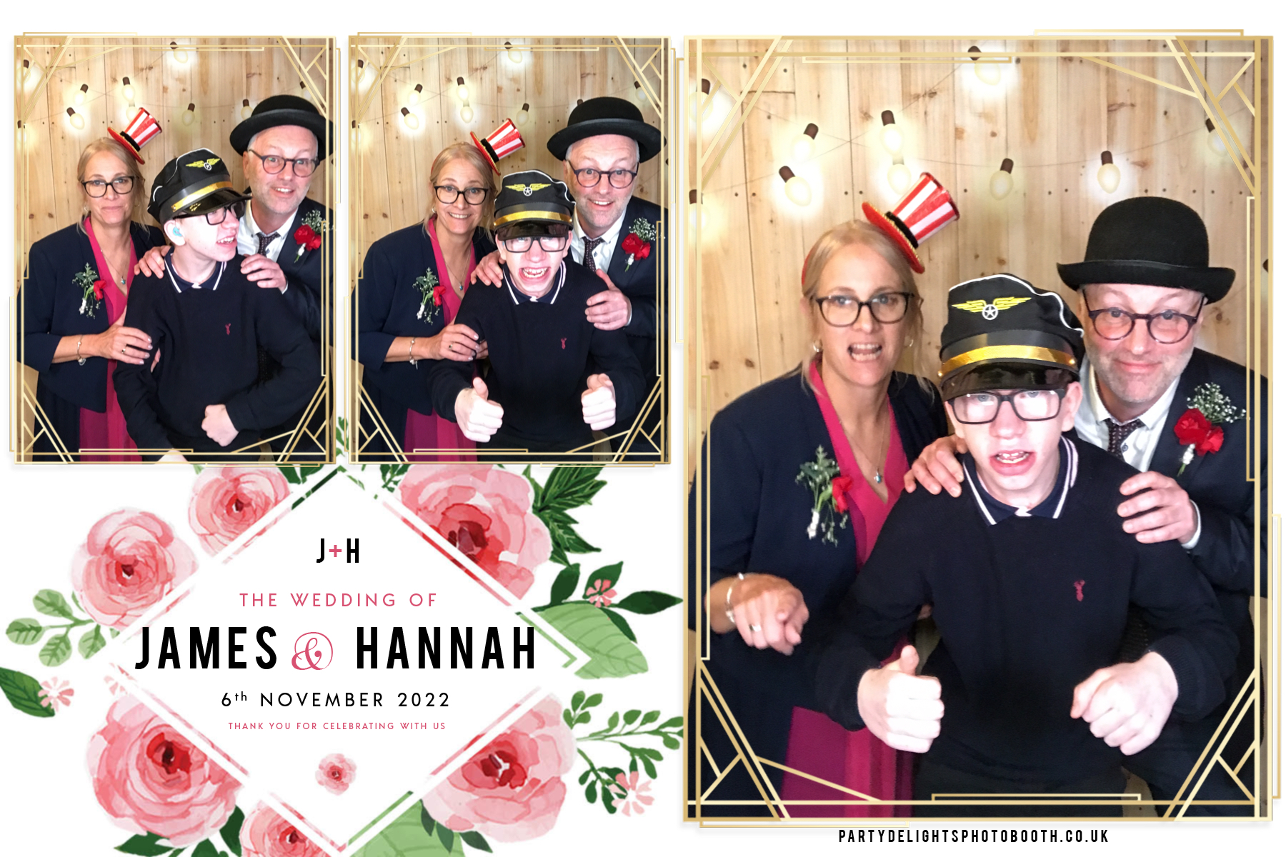 James and Hannah's wedding | View more photos from the event at gallery.partydelightsphotobooth.co.uk/u/PartyDelightsPhotoBooth/James-and-Hannahs-wedding