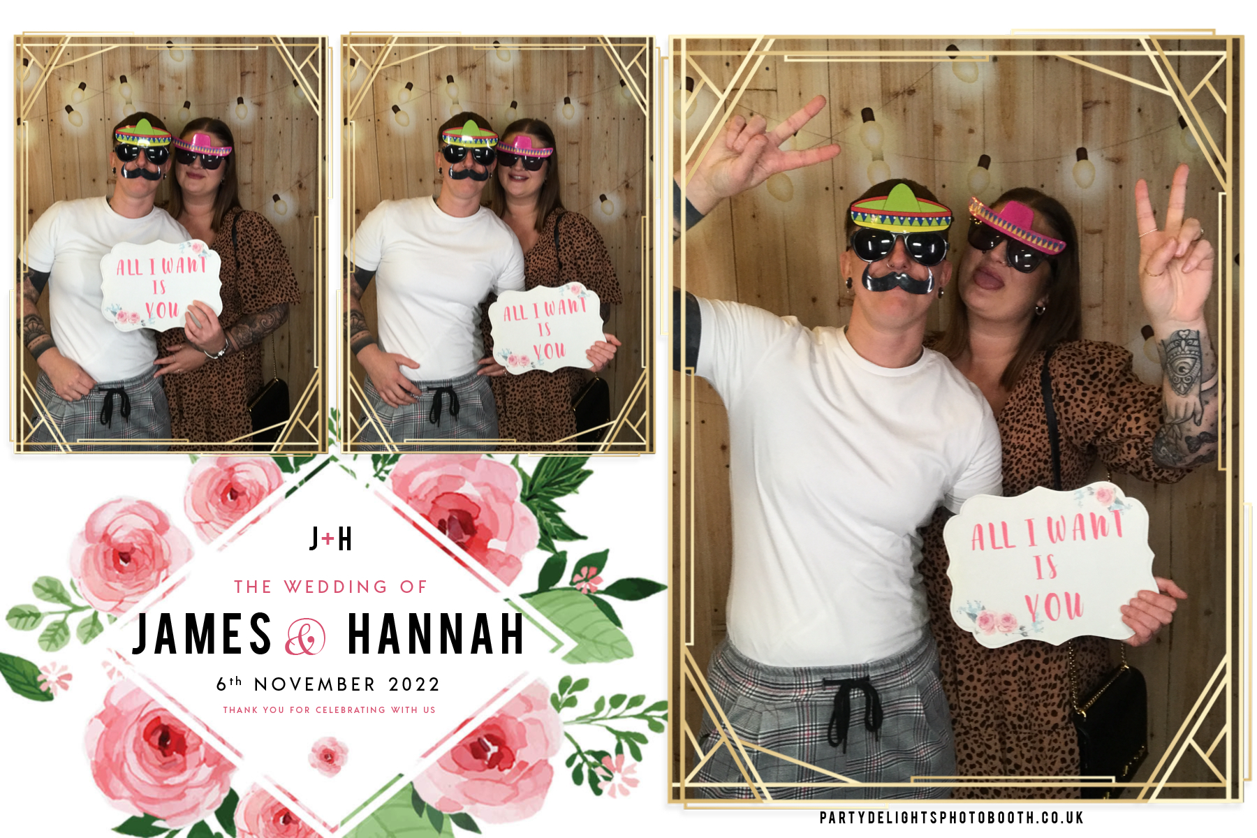James and Hannah's wedding | View more photos from the event at gallery.partydelightsphotobooth.co.uk/u/PartyDelightsPhotoBooth/James-and-Hannahs-wedding