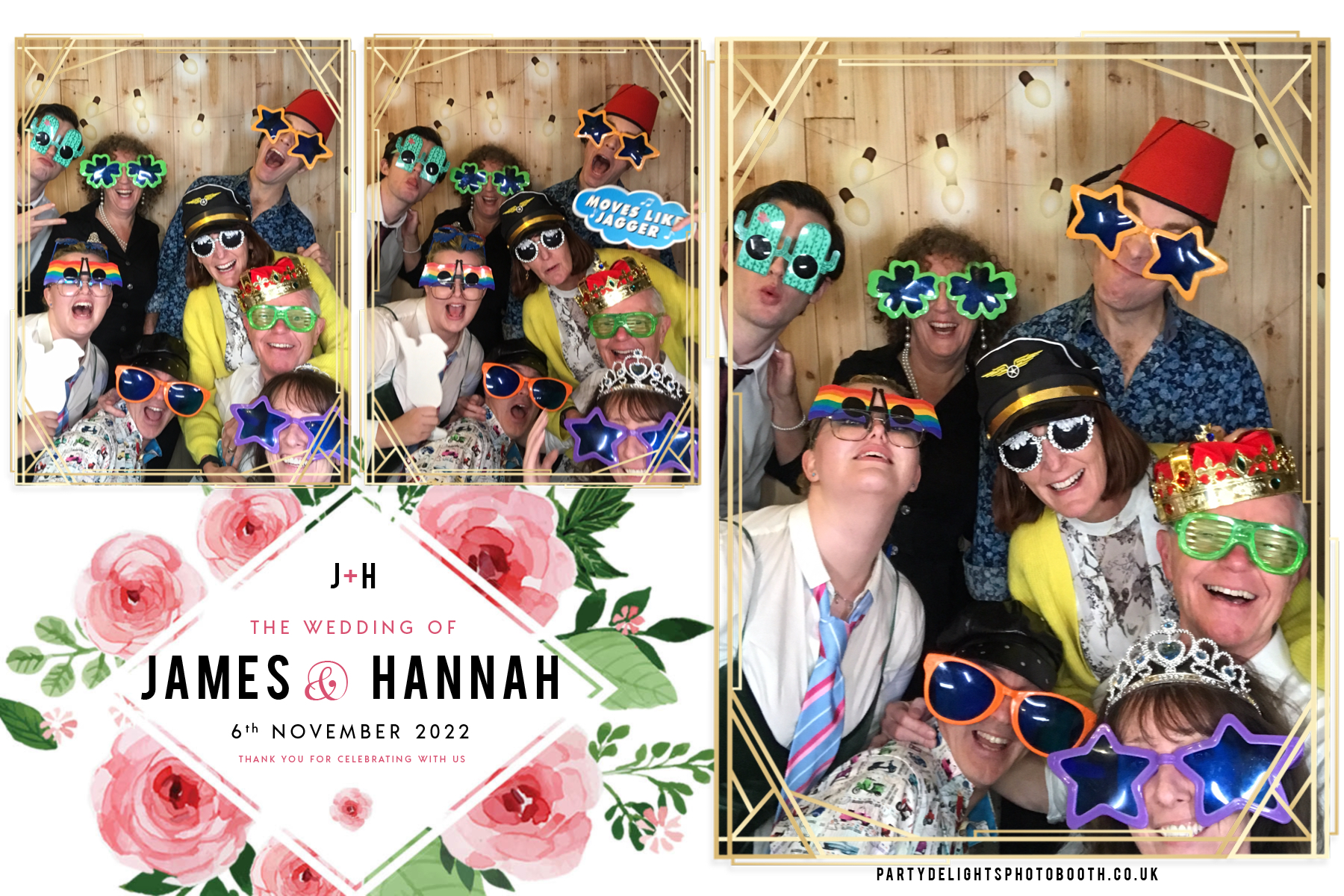James and Hannah's wedding | View more photos from the event at gallery.partydelightsphotobooth.co.uk/u/PartyDelightsPhotoBooth/James-and-Hannahs-wedding