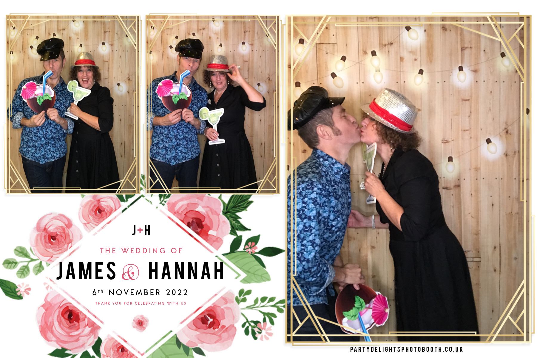 James and Hannah's wedding | View more photos from the event at gallery.partydelightsphotobooth.co.uk/u/PartyDelightsPhotoBooth/James-and-Hannahs-wedding