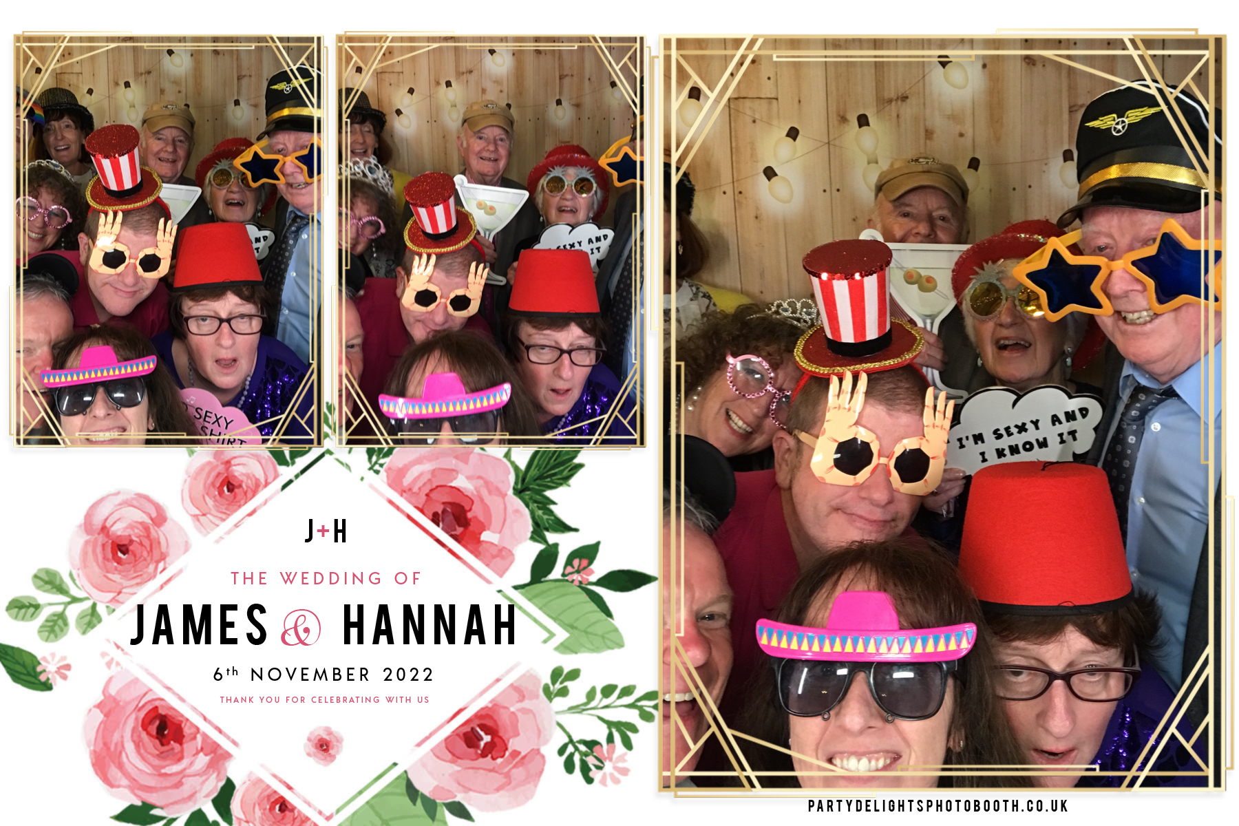 James and Hannah's wedding | View more photos from the event at gallery.partydelightsphotobooth.co.uk/u/PartyDelightsPhotoBooth/James-and-Hannahs-wedding
