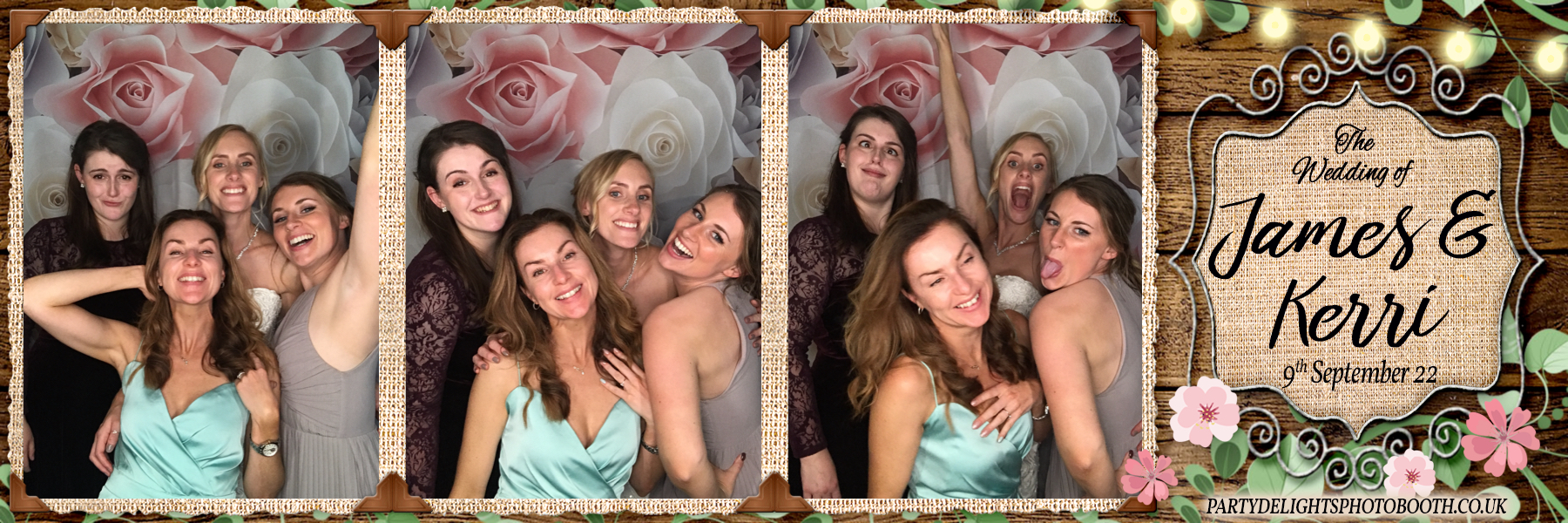 James and Kerri’s wedding reception | View more photos from the event at gallery.partydelightsphotobooth.co.uk/u/PartyDelightsPhotoBooth/James-and-Kerri’s-wedding-reception