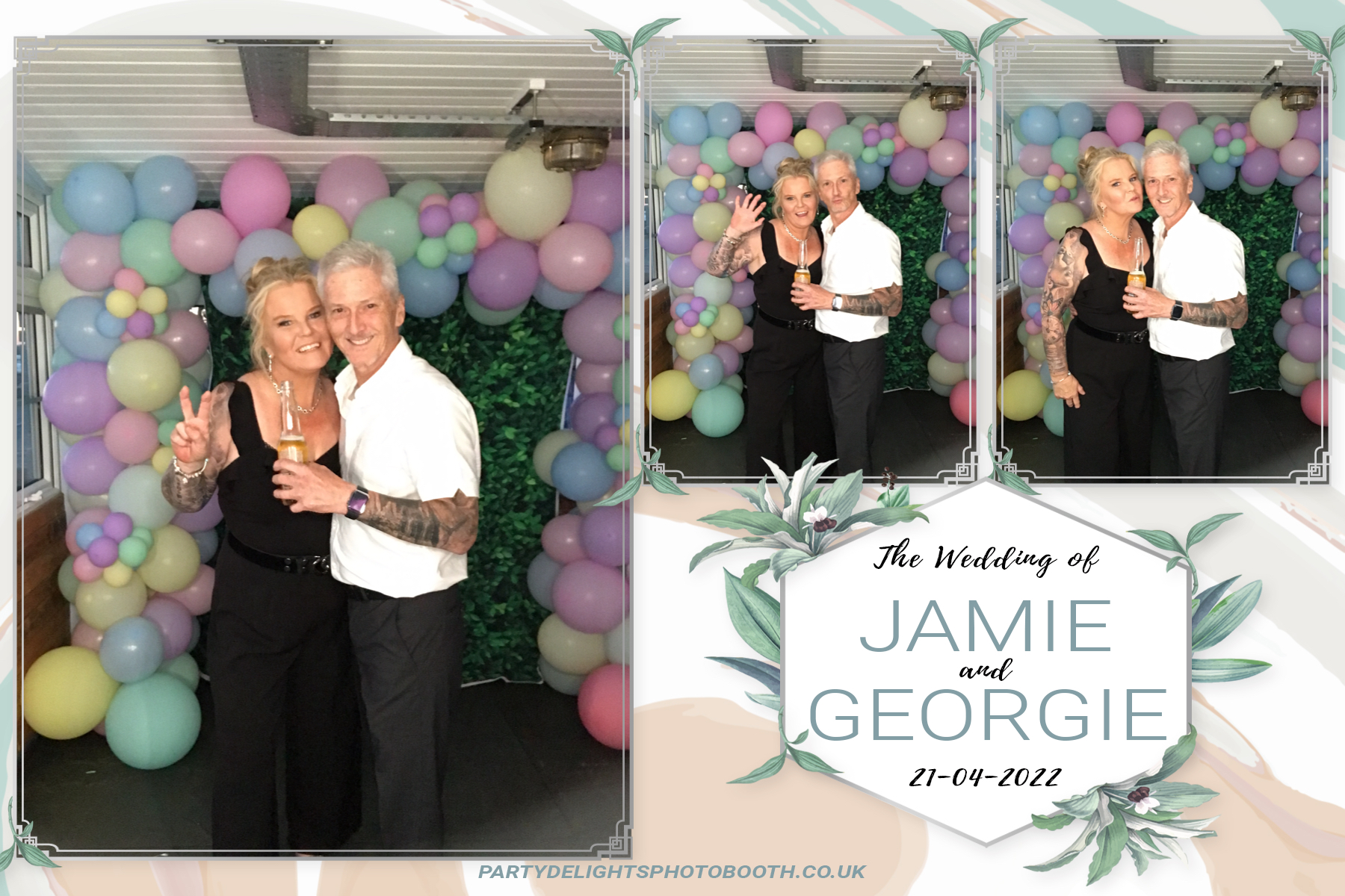 Jamie and Georgie's wedding | View more photos from the event at gallery.partydelightsphotobooth.co.uk/u/PartyDelightsPhotoBooth/Jamie-and-Georgies-wedding