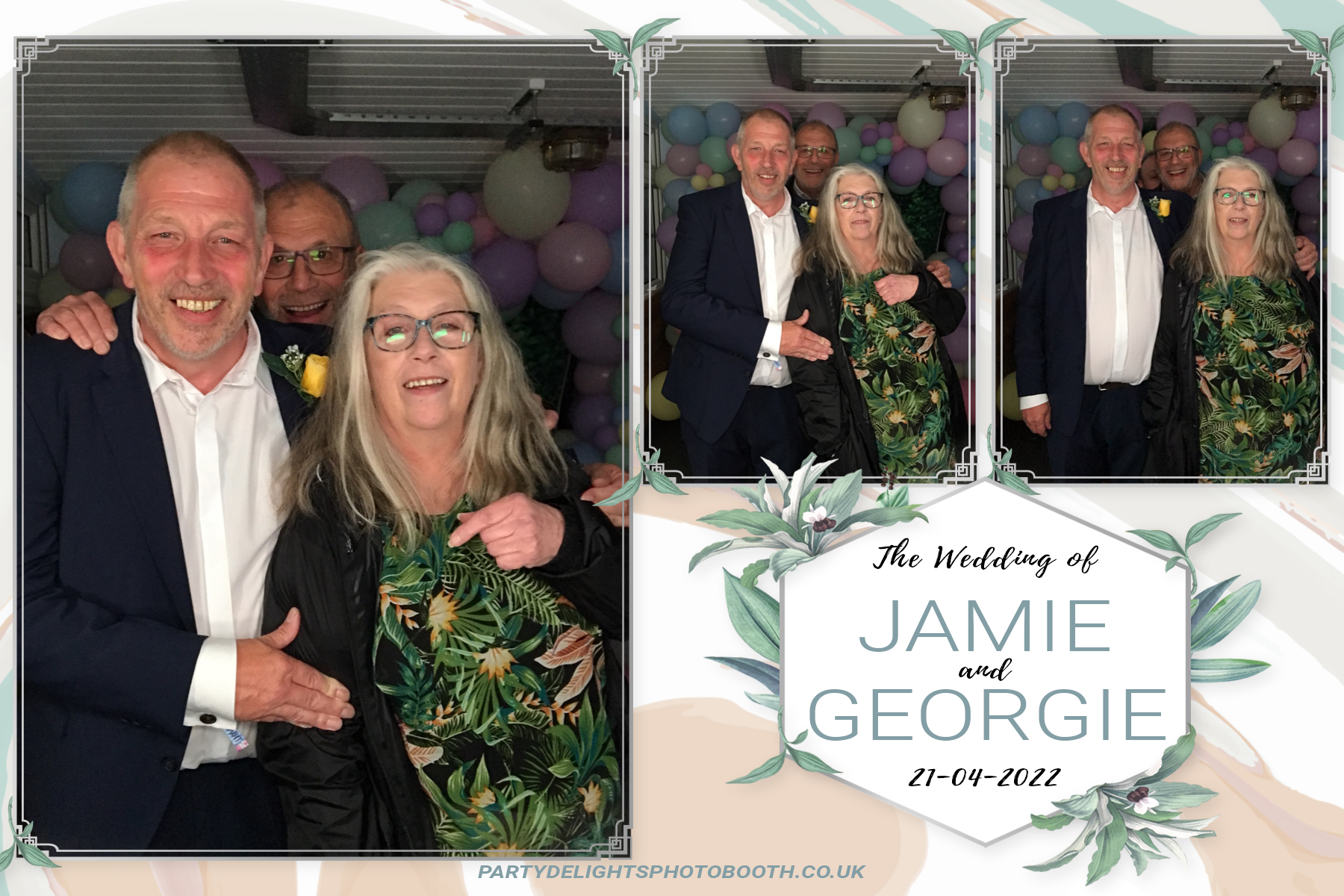 Jamie and Georgie's wedding | View more photos from the event at gallery.partydelightsphotobooth.co.uk/u/PartyDelightsPhotoBooth/Jamie-and-Georgies-wedding
