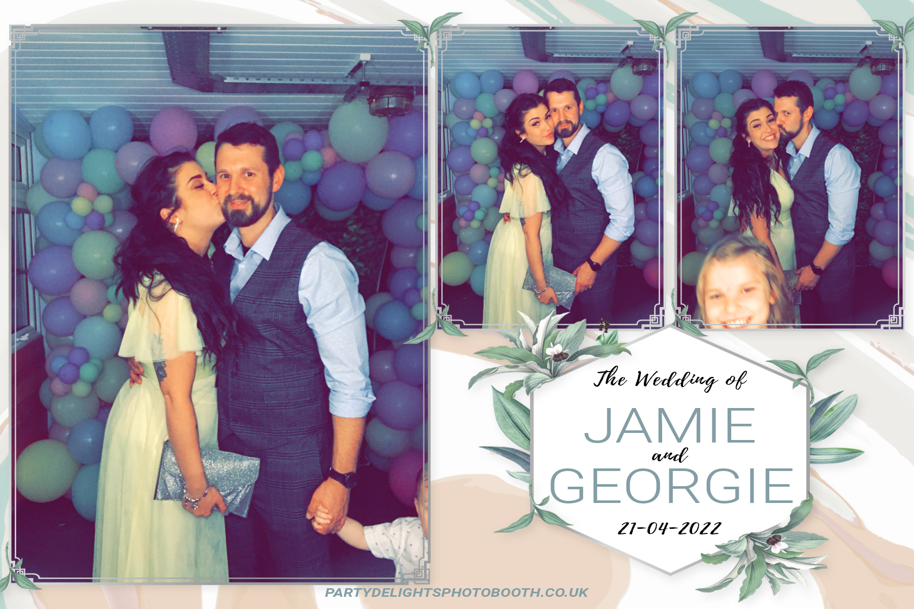 Jamie and Georgie's wedding | View more photos from the event at gallery.partydelightsphotobooth.co.uk/u/PartyDelightsPhotoBooth/Jamie-and-Georgies-wedding