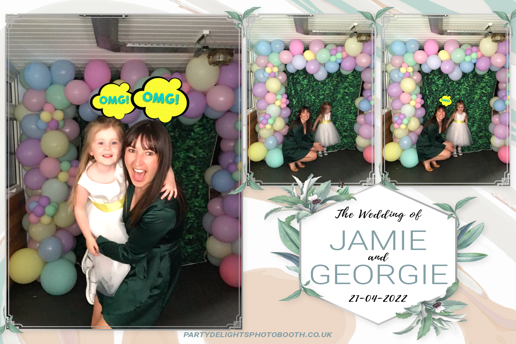 Jamie and Georgie's wedding | View more photos from the event at gallery.partydelightsphotobooth.co.uk/u/PartyDelightsPhotoBooth/Jamie-and-Georgies-wedding