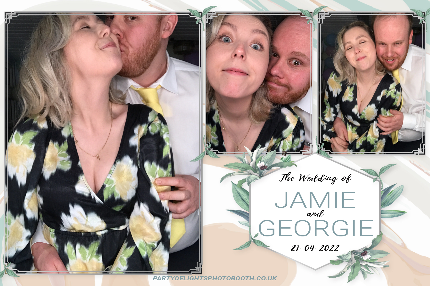 Jamie and Georgie's wedding | View more photos from the event at gallery.partydelightsphotobooth.co.uk/u/PartyDelightsPhotoBooth/Jamie-and-Georgies-wedding