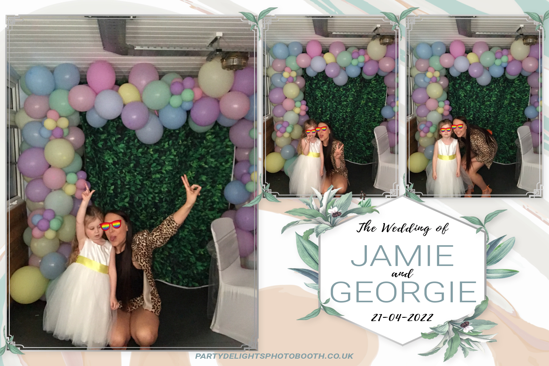 Jamie and Georgie's wedding | View more photos from the event at gallery.partydelightsphotobooth.co.uk/u/PartyDelightsPhotoBooth/Jamie-and-Georgies-wedding