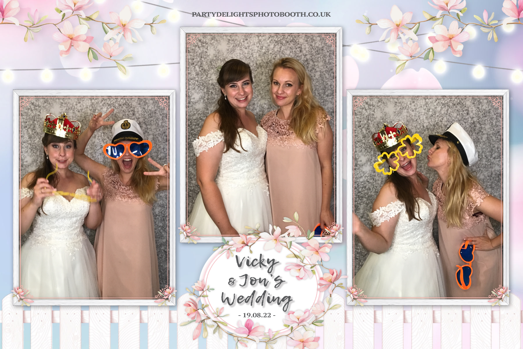 Jon and Vicky's Wedding | View more photos from the event at gallery.partydelightsphotobooth.co.uk/u/PartyDelightsPhotoBooth/Jon-and-Vickys-Wedding