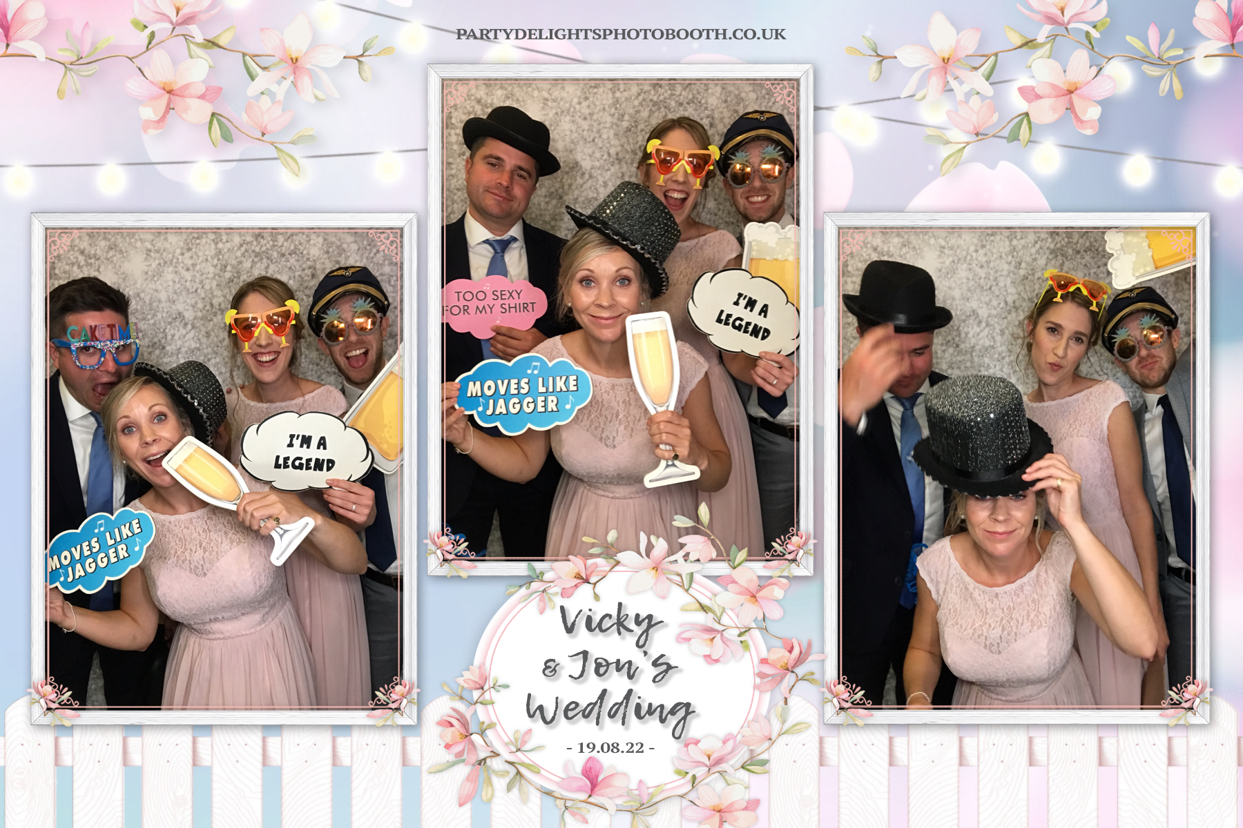 Jon and Vicky's Wedding | View more photos from the event at gallery.partydelightsphotobooth.co.uk/u/PartyDelightsPhotoBooth/Jon-and-Vickys-Wedding