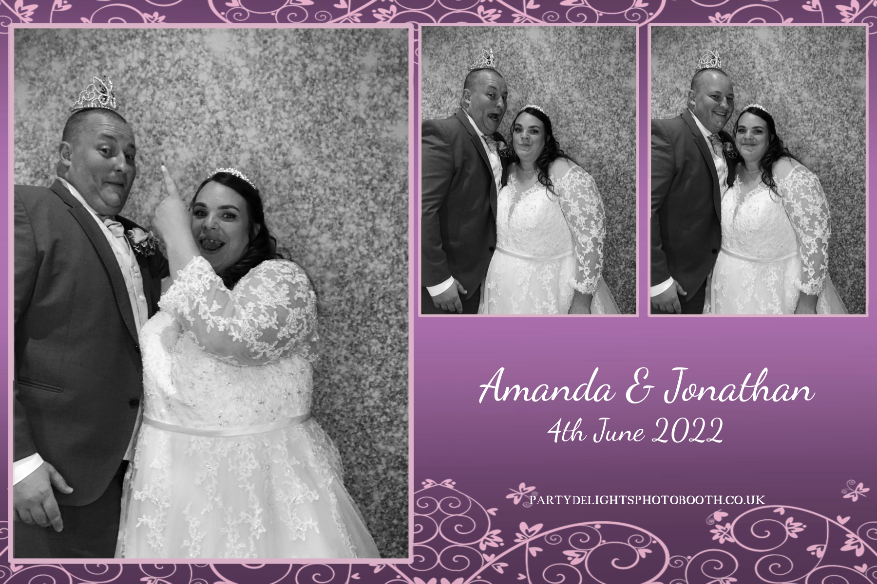 Jonathan and Amanda's wedding | View more photos from the event at gallery.partydelightsphotobooth.co.uk/u/PartyDelightsPhotoBooth/Jonathan-and-Amandas-wedding