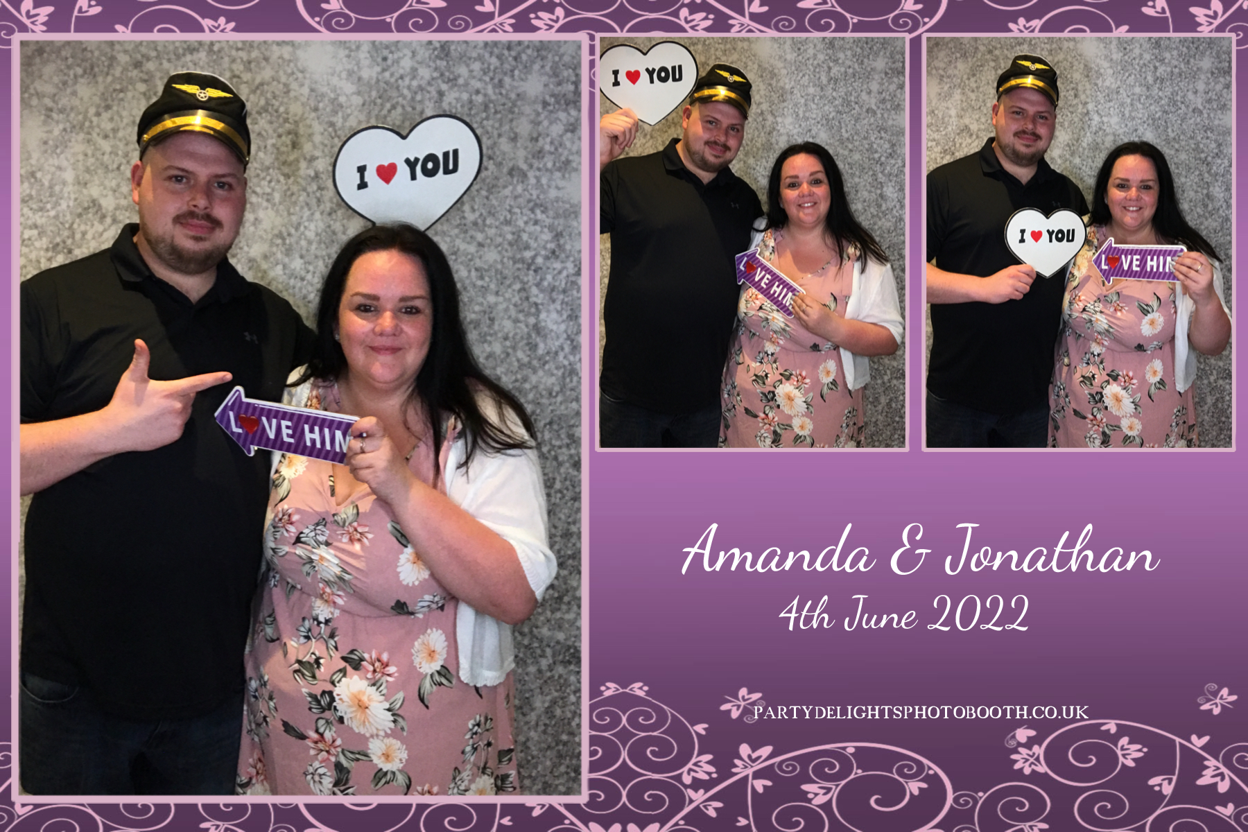 Jonathan and Amanda's wedding | View more photos from the event at gallery.partydelightsphotobooth.co.uk/u/PartyDelightsPhotoBooth/Jonathan-and-Amandas-wedding