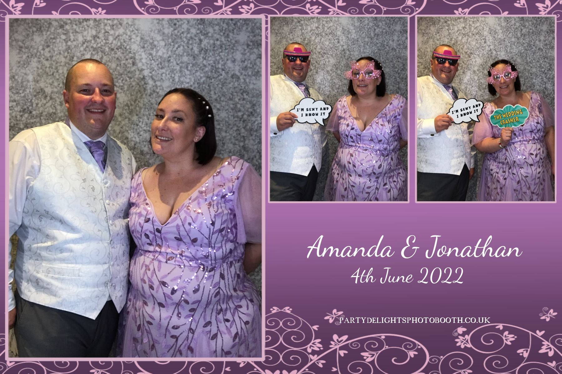 Jonathan and Amanda's wedding | View more photos from the event at gallery.partydelightsphotobooth.co.uk/u/PartyDelightsPhotoBooth/Jonathan-and-Amandas-wedding