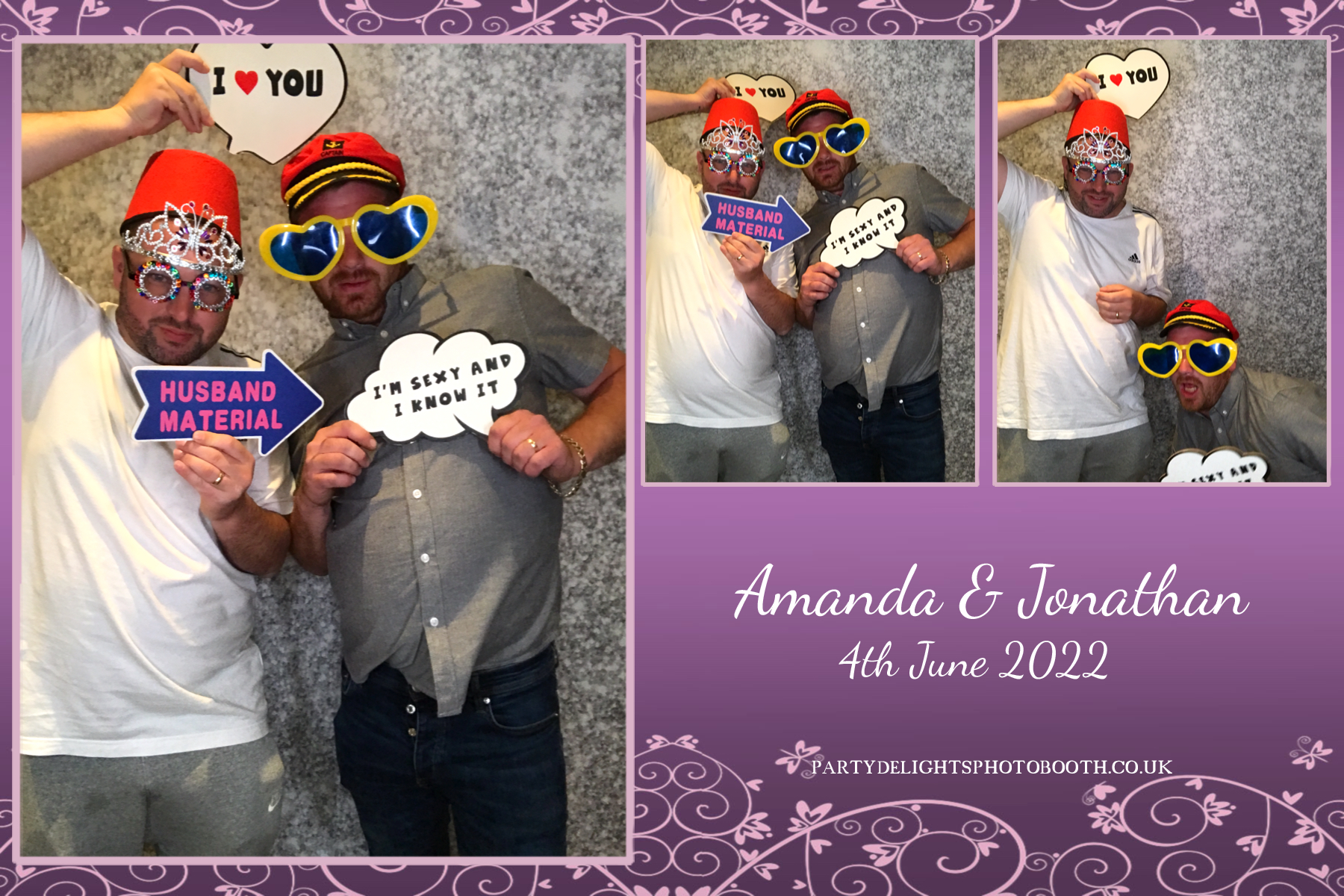 Jonathan and Amanda's wedding | View more photos from the event at gallery.partydelightsphotobooth.co.uk/u/PartyDelightsPhotoBooth/Jonathan-and-Amandas-wedding
