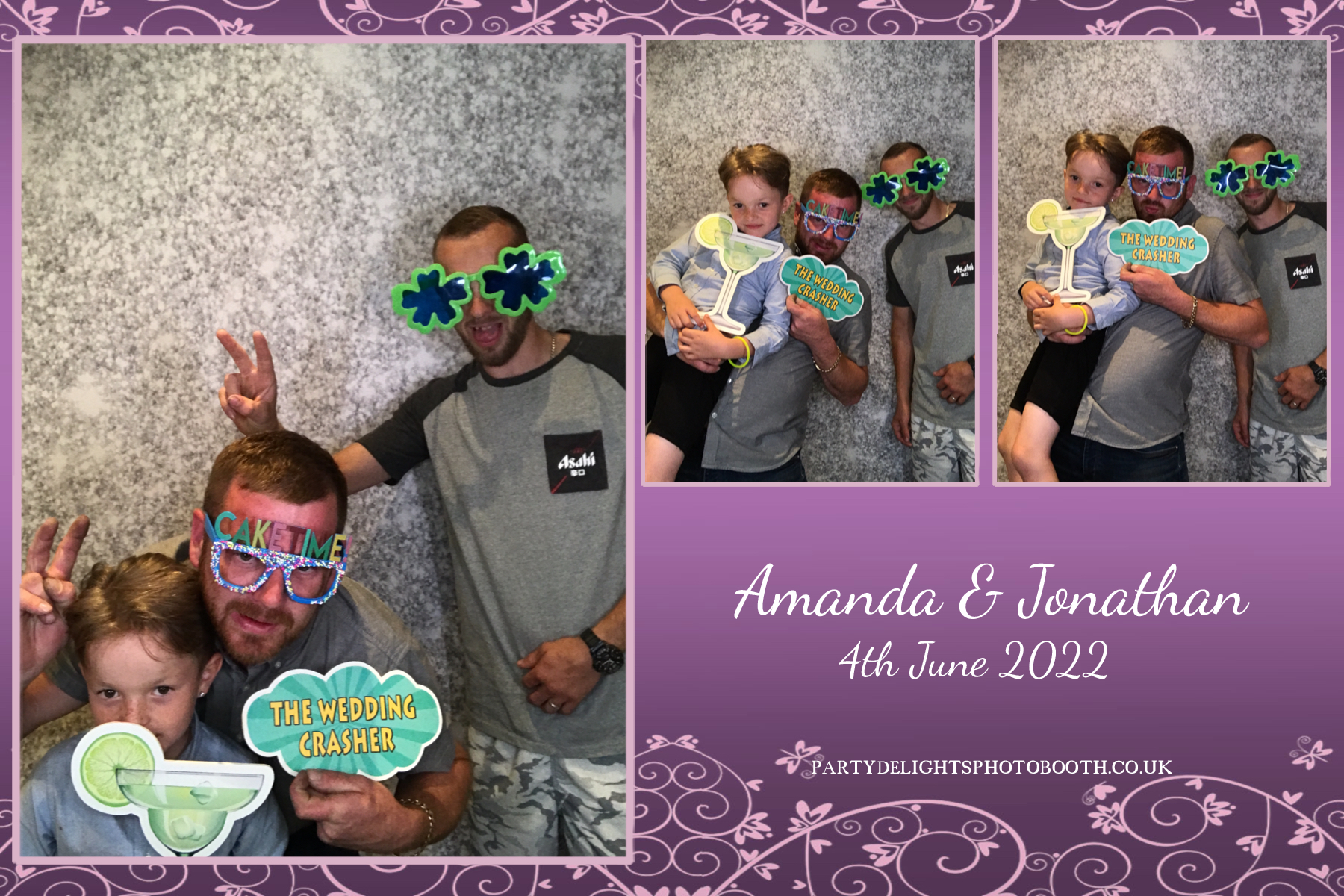 Jonathan and Amanda's wedding | View more photos from the event at gallery.partydelightsphotobooth.co.uk/u/PartyDelightsPhotoBooth/Jonathan-and-Amandas-wedding