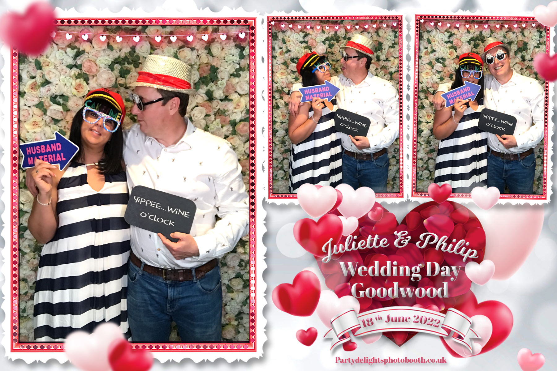 Juliette & Philip's Wedding | View more photos from the event at gallery.partydelightsphotobooth.co.uk/u/PartyDelightsPhotoBooth/Juliette-Philips-Wedding