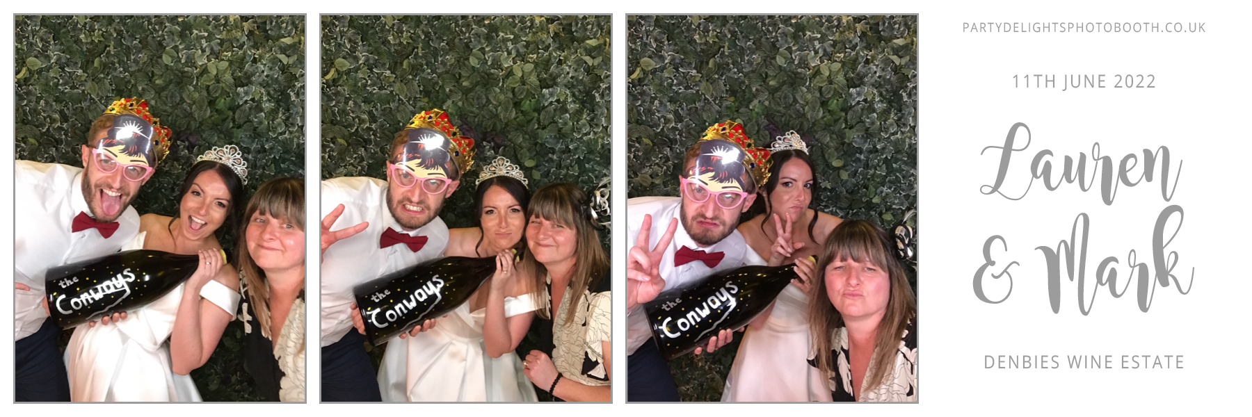 Lauren & Mark's Wedding | View more photos from the event at gallery.partydelightsphotobooth.co.uk/u/PartyDelightsPhotoBooth/Lauren-Marks-Wedding