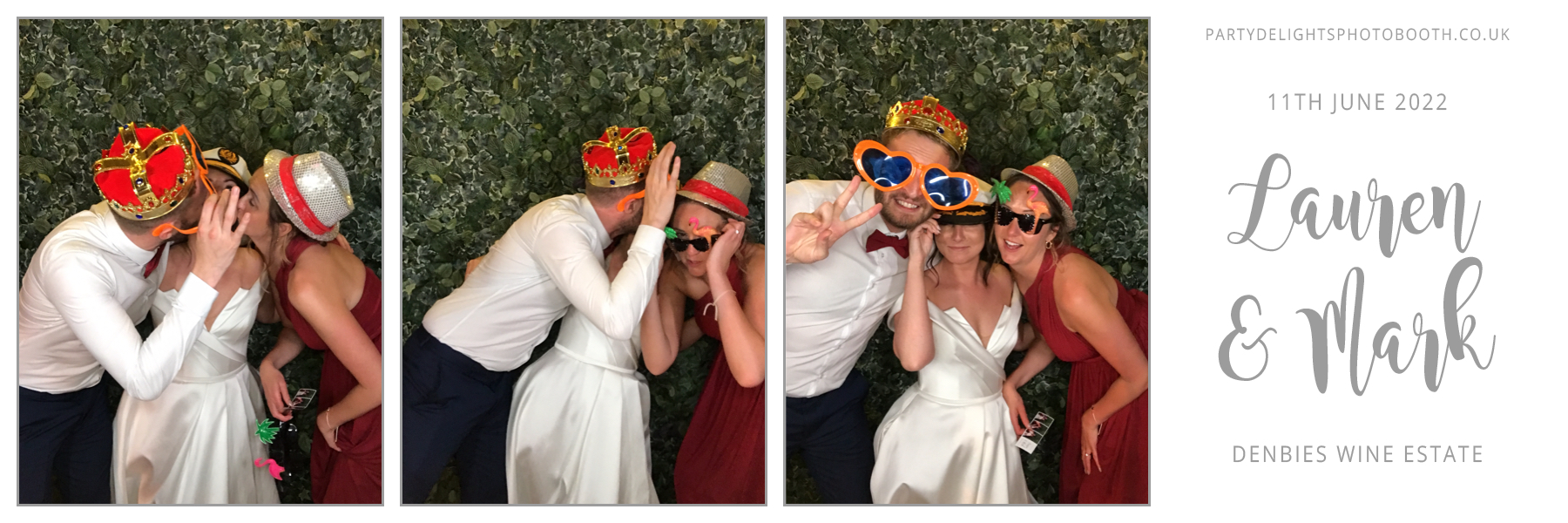 Lauren & Mark's Wedding | View more photos from the event at gallery.partydelightsphotobooth.co.uk/u/PartyDelightsPhotoBooth/Lauren-Marks-Wedding