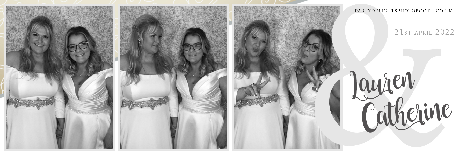 Lauren and Cath’s wedding | View more photos from the event at gallery.partydelightsphotobooth.co.uk/u/PartyDelightsPhotoBooth/Lauren-and-Cath’s-wedding