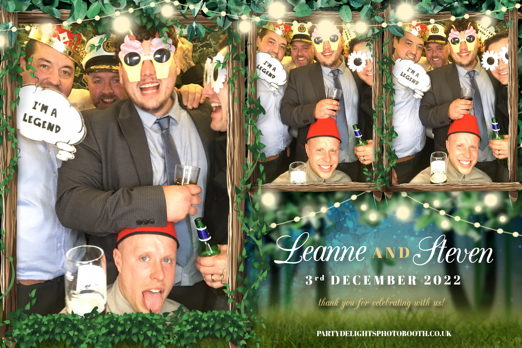 Leanne and Steve's wedding | View more photos from the event at gallery.partydelightsphotobooth.co.uk/u/PartyDelightsPhotoBooth/Leanne-and-Steves-wedding