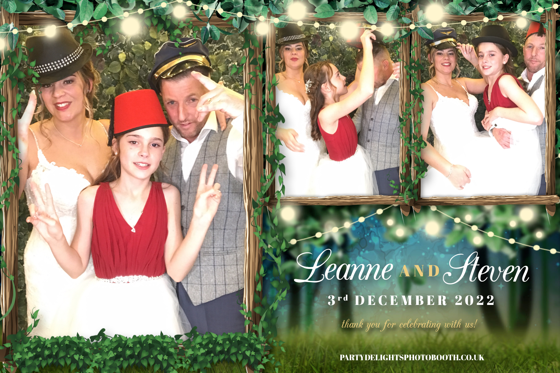 Leanne and Steve's wedding | View more photos from the event at gallery.partydelightsphotobooth.co.uk/u/PartyDelightsPhotoBooth/Leanne-and-Steves-wedding