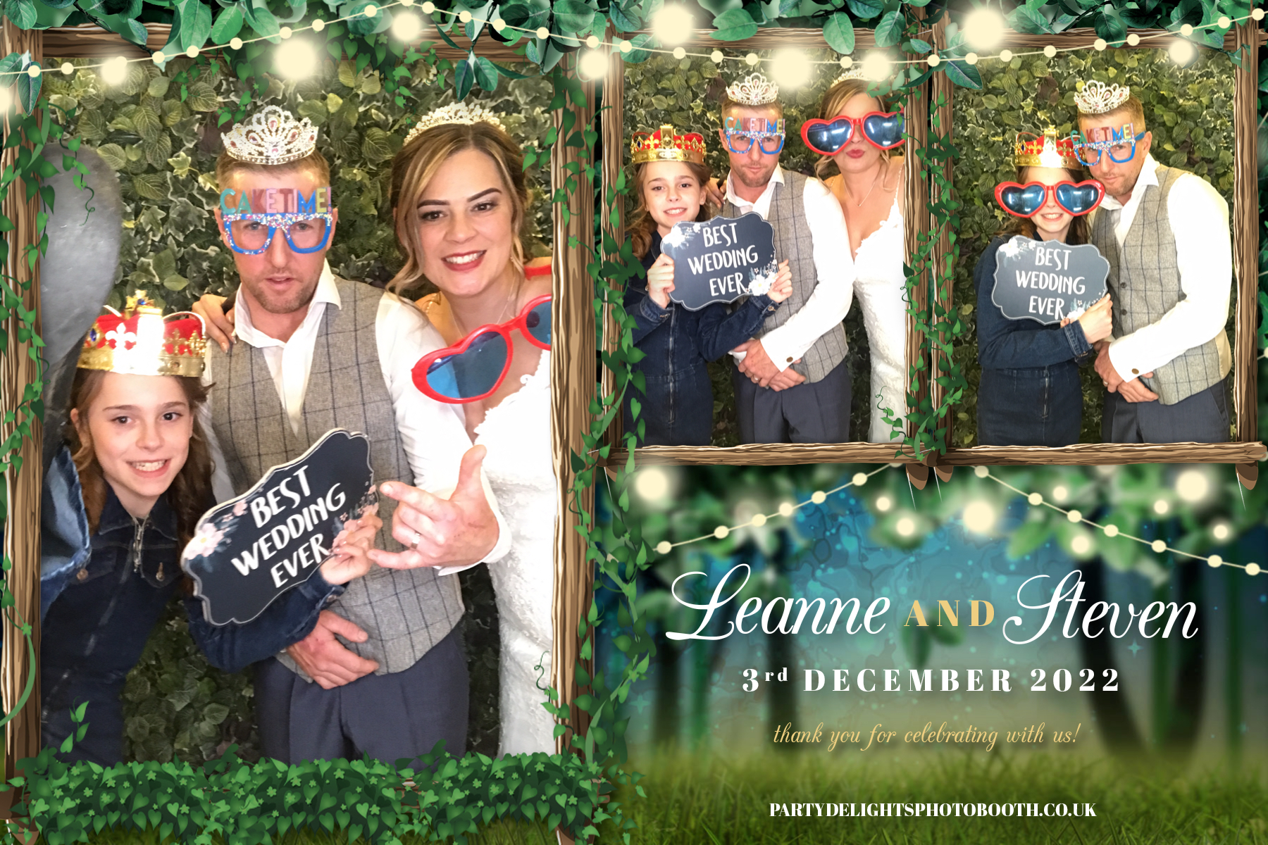 Leanne and Steve's wedding | View more photos from the event at gallery.partydelightsphotobooth.co.uk/u/PartyDelightsPhotoBooth/Leanne-and-Steves-wedding