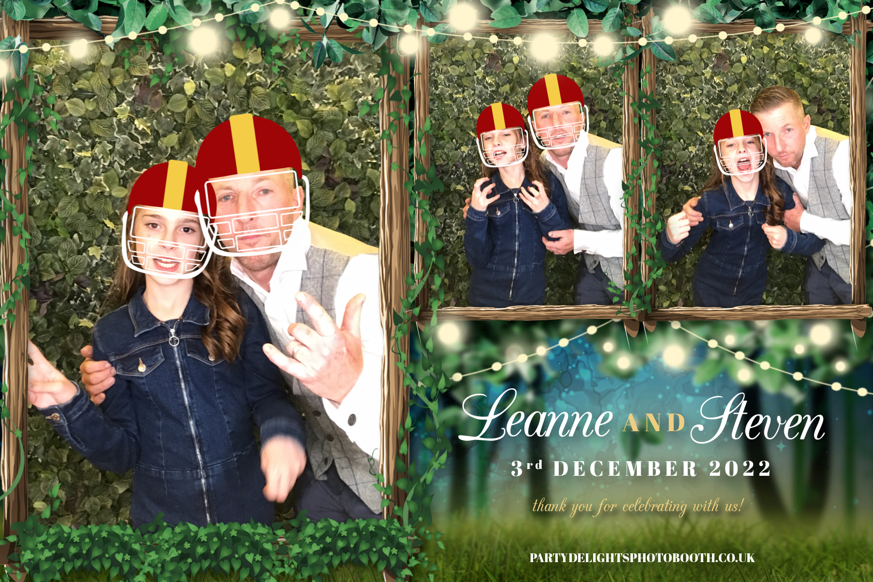 Leanne and Steve's wedding | View more photos from the event at gallery.partydelightsphotobooth.co.uk/u/PartyDelightsPhotoBooth/Leanne-and-Steves-wedding