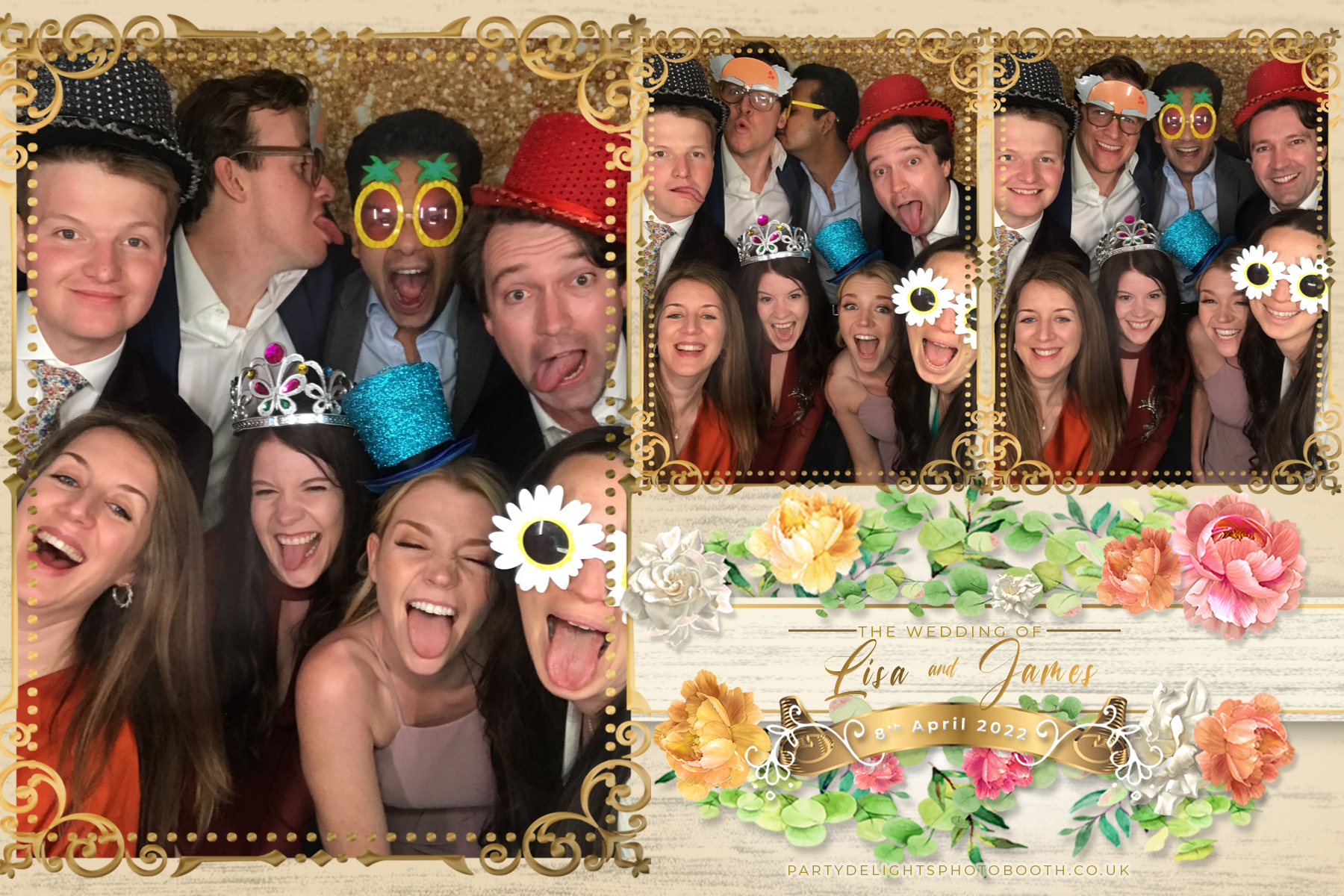 Lisa & James Wedding | View more photos from the event at gallery.partydelightsphotobooth.co.uk/u/PartyDelightsPhotoBooth/Lisa-James-Wedding