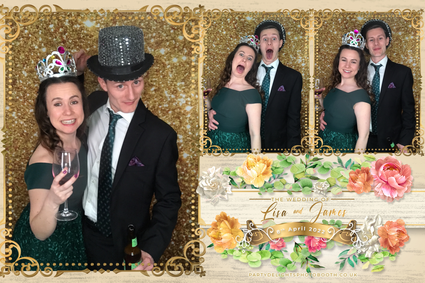 Lisa & James Wedding | View more photos from the event at gallery.partydelightsphotobooth.co.uk/u/PartyDelightsPhotoBooth/Lisa-James-Wedding
