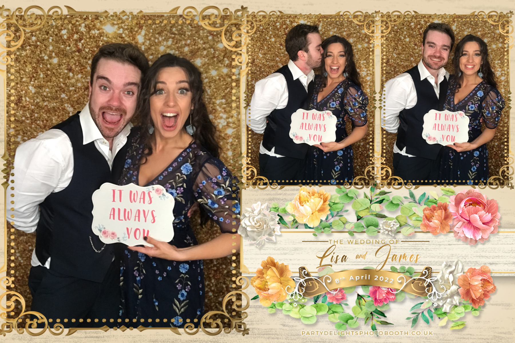 Lisa & James Wedding | View more photos from the event at gallery.partydelightsphotobooth.co.uk/u/PartyDelightsPhotoBooth/Lisa-James-Wedding