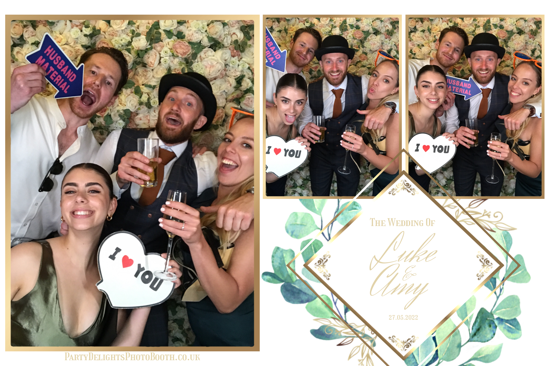 Luke & Amy’s Wedding | View more photos from the event at gallery.partydelightsphotobooth.co.uk/u/PartyDelightsPhotoBooth/Luke-Amy’s-Wedding