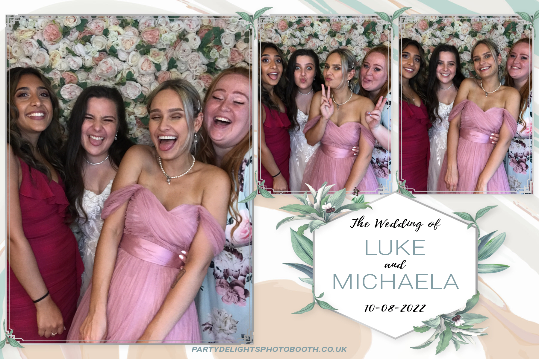 Luke & Michaela’s Wedding | View more photos from the event at gallery.partydelightsphotobooth.co.uk/u/PartyDelightsPhotoBooth/Luke-Michaela’s-Wedding