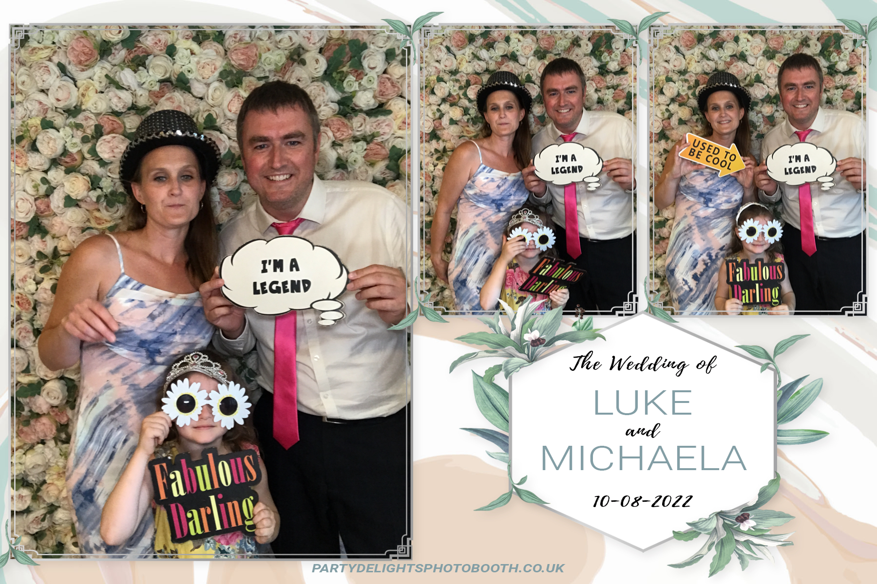 Luke & Michaela’s Wedding | View more photos from the event at gallery.partydelightsphotobooth.co.uk/u/PartyDelightsPhotoBooth/Luke-Michaela’s-Wedding