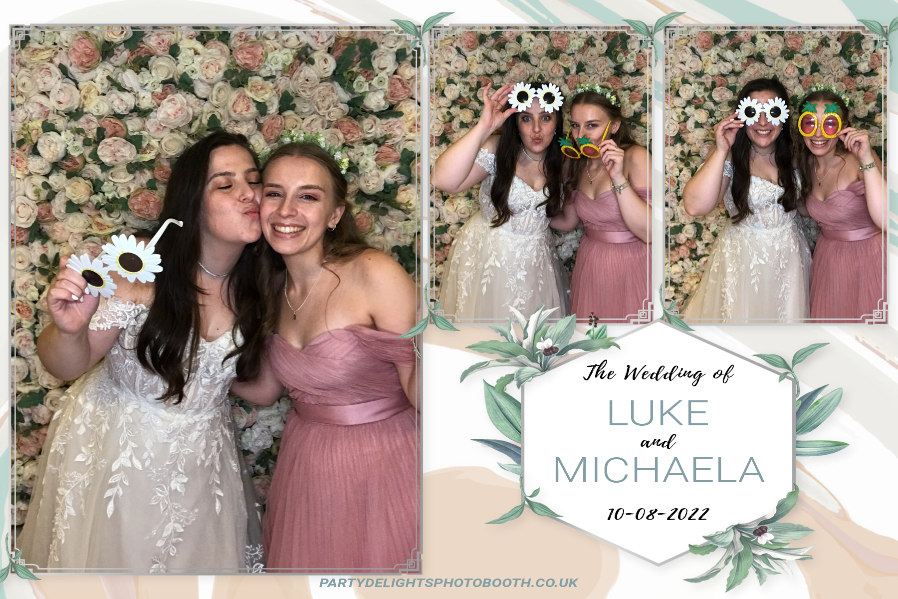 Luke & Michaela’s Wedding | View more photos from the event at gallery.partydelightsphotobooth.co.uk/u/PartyDelightsPhotoBooth/Luke-Michaela’s-Wedding