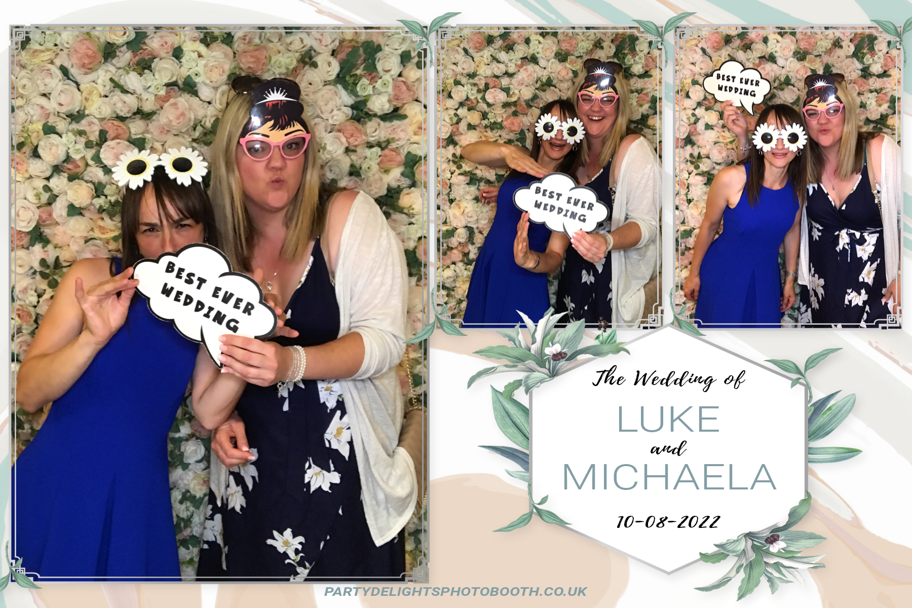 Luke & Michaela’s Wedding | View more photos from the event at gallery.partydelightsphotobooth.co.uk/u/PartyDelightsPhotoBooth/Luke-Michaela’s-Wedding