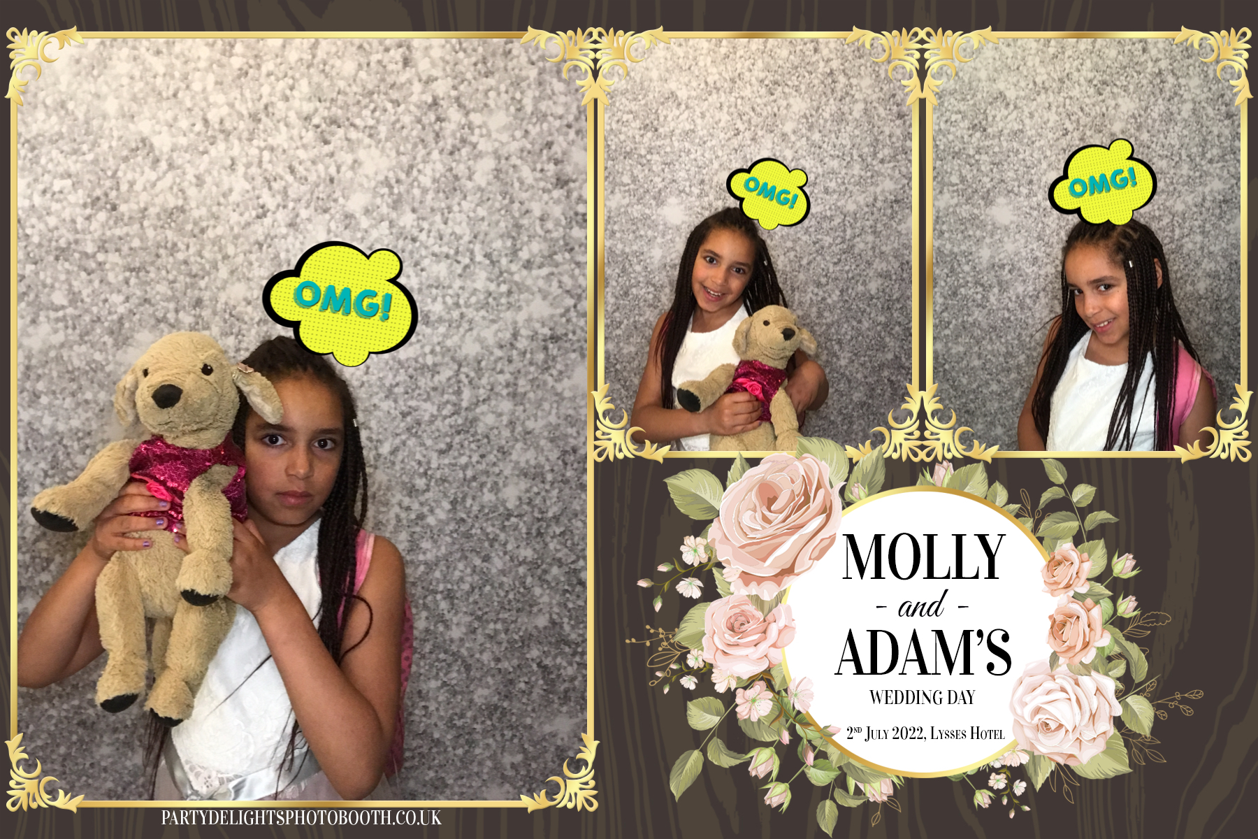 Molly and Adam's wedding | View more photos from the event at gallery.partydelightsphotobooth.co.uk/u/PartyDelightsPhotoBooth/Molly-and-Adams-wedding