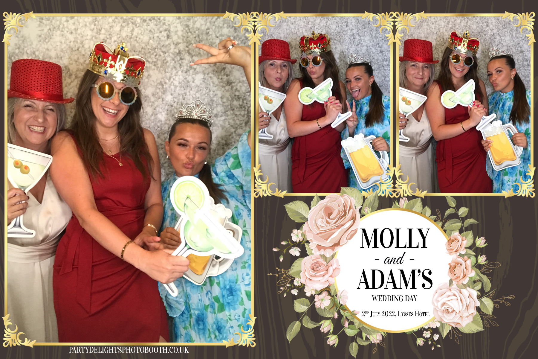 Molly and Adam's wedding | View more photos from the event at gallery.partydelightsphotobooth.co.uk/u/PartyDelightsPhotoBooth/Molly-and-Adams-wedding