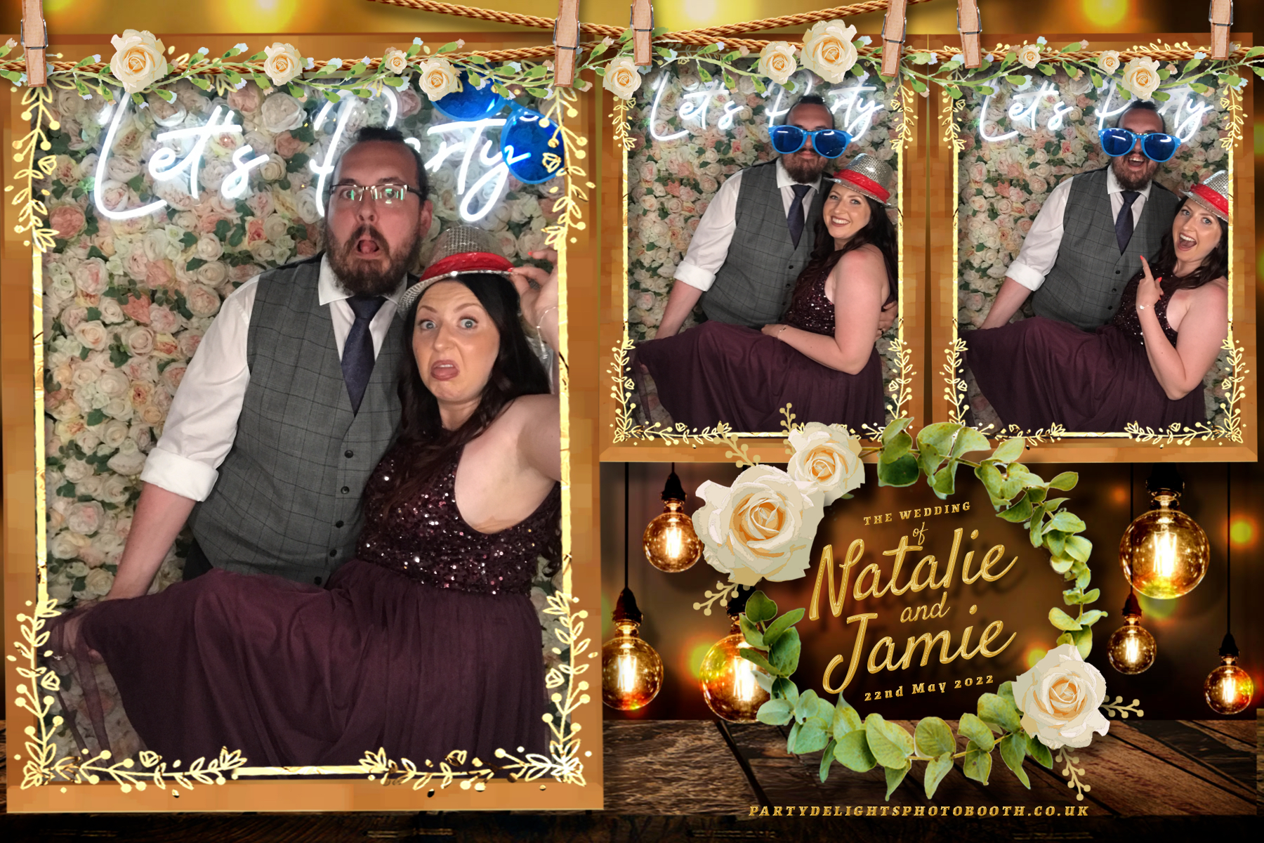 Mr and Mrs Howard | View more photos from the event at gallery.partydelightsphotobooth.co.uk/u/PartyDelightsPhotoBooth/Mr-and-Mrs-Howard