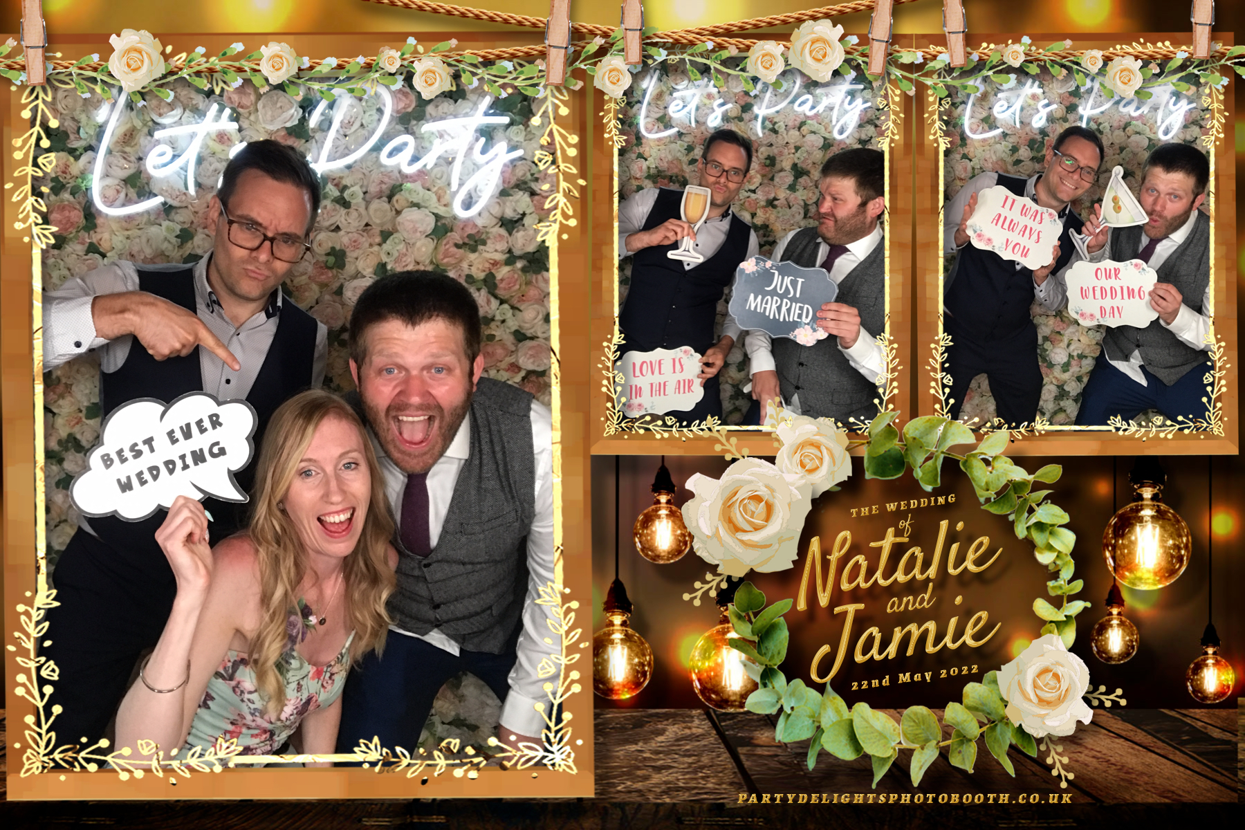 Mr and Mrs Howard | View more photos from the event at gallery.partydelightsphotobooth.co.uk/u/PartyDelightsPhotoBooth/Mr-and-Mrs-Howard