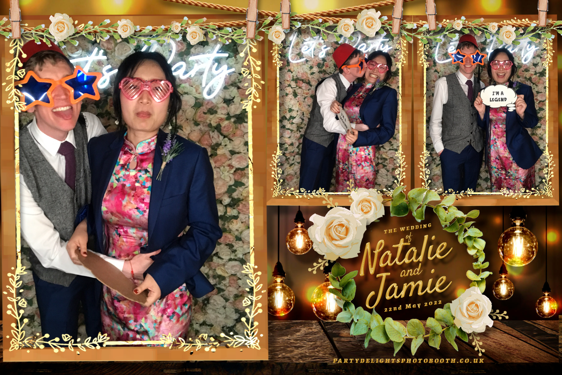 Mr and Mrs Howard | View more photos from the event at gallery.partydelightsphotobooth.co.uk/u/PartyDelightsPhotoBooth/Mr-and-Mrs-Howard