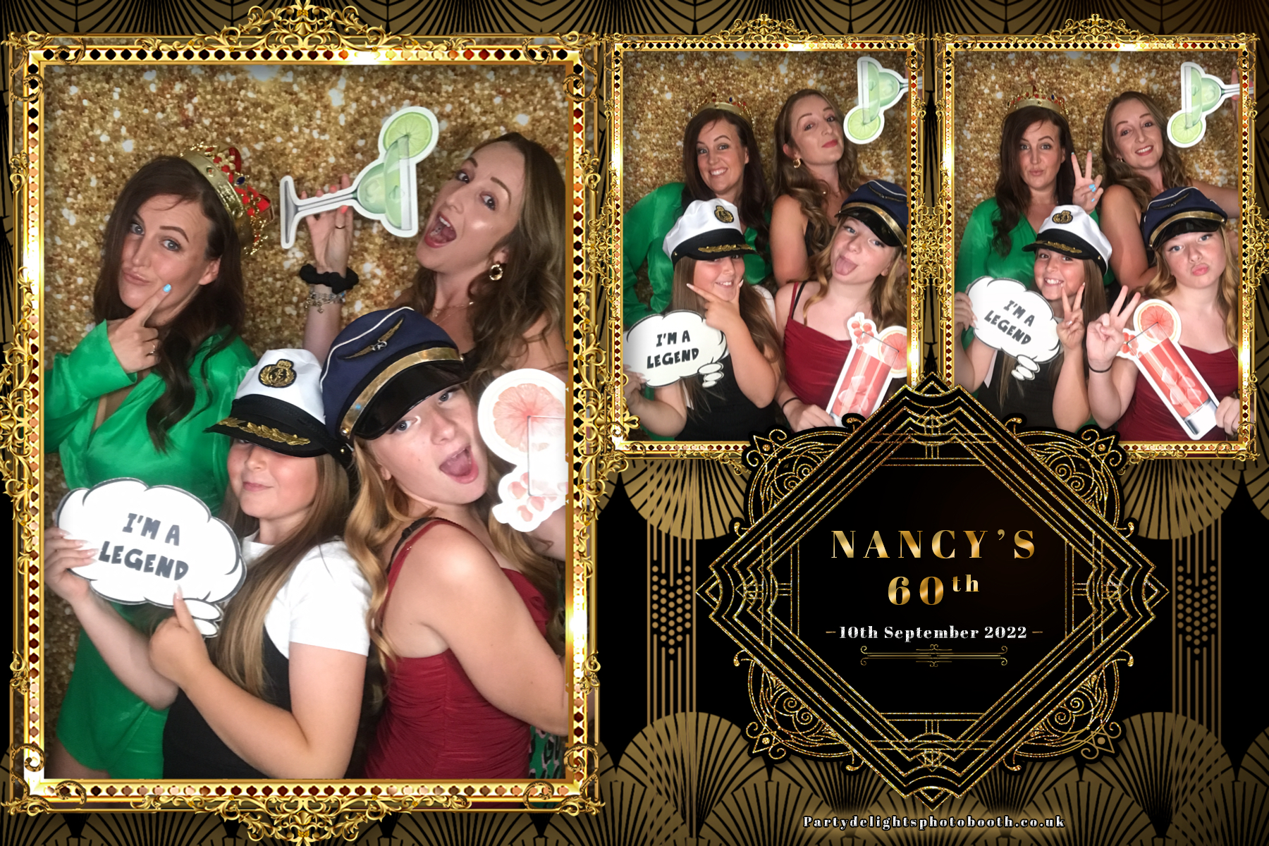 Nancy's 60th Birthday Party | View more photos from the event at gallery.partydelightsphotobooth.co.uk/u/PartyDelightsPhotoBooth/Nancys-60th-Birthday-Party
