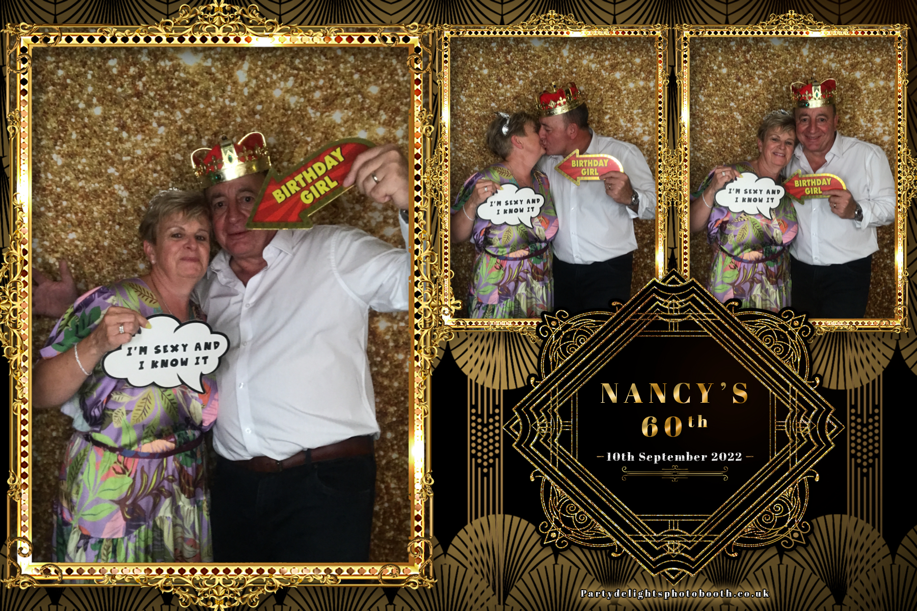 Nancy's 60th Birthday Party | View more photos from the event at gallery.partydelightsphotobooth.co.uk/u/PartyDelightsPhotoBooth/Nancys-60th-Birthday-Party