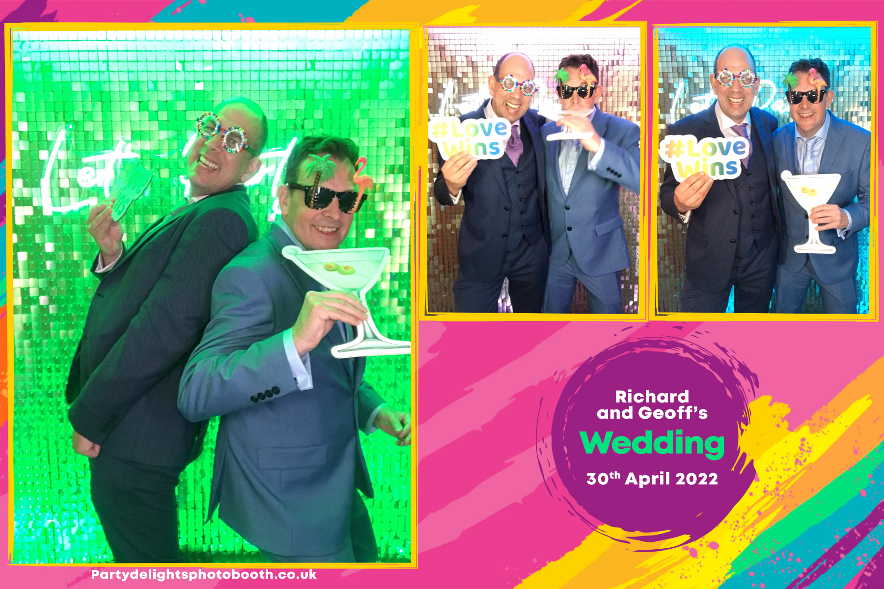 Richard & Geoff’s Wedding | View more photos from the event at gallery.partydelightsphotobooth.co.uk/u/PartyDelightsPhotoBooth/Richard-Geoff’s-Wedding
