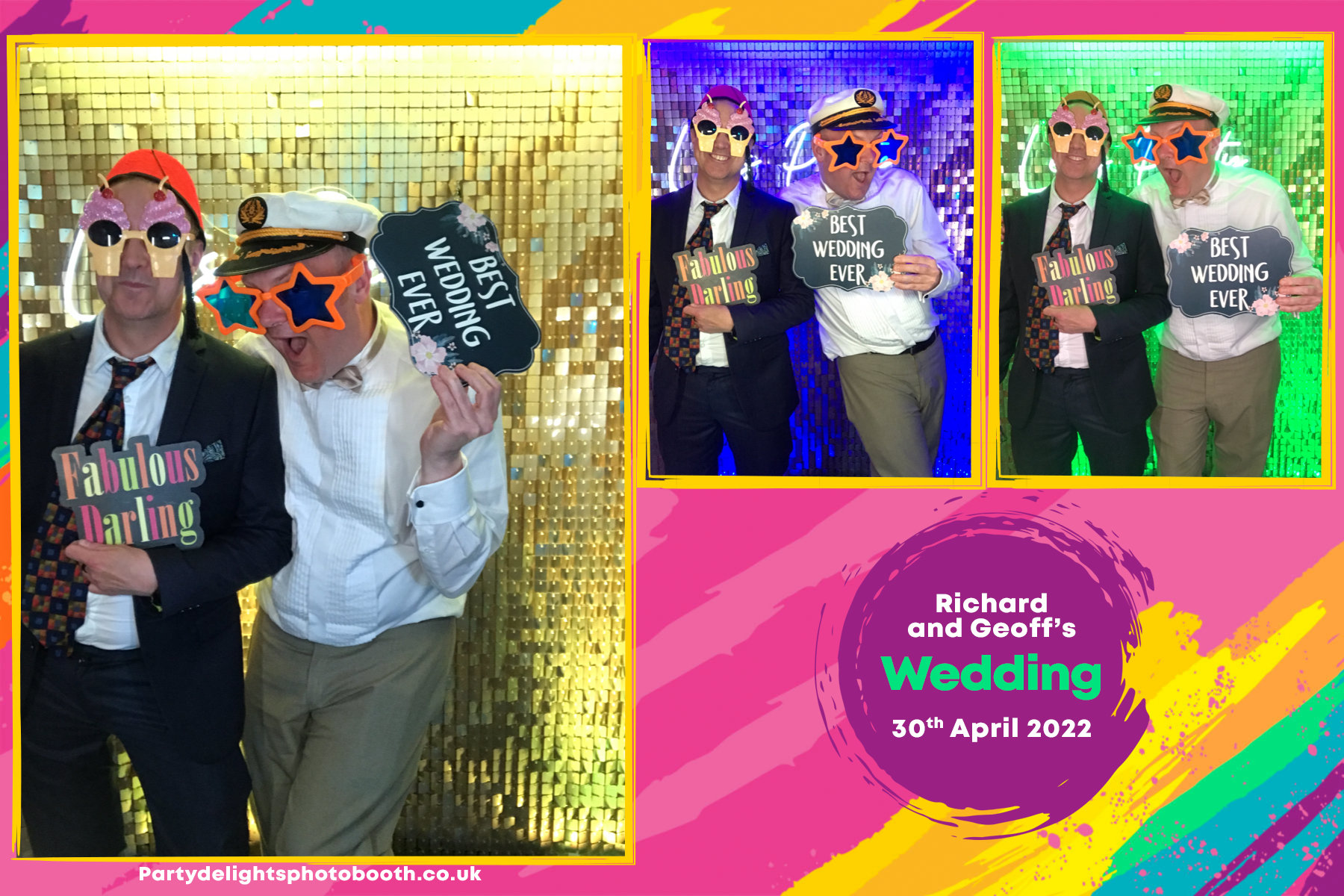 Richard & Geoff’s Wedding | View more photos from the event at gallery.partydelightsphotobooth.co.uk/u/PartyDelightsPhotoBooth/Richard-Geoff’s-Wedding