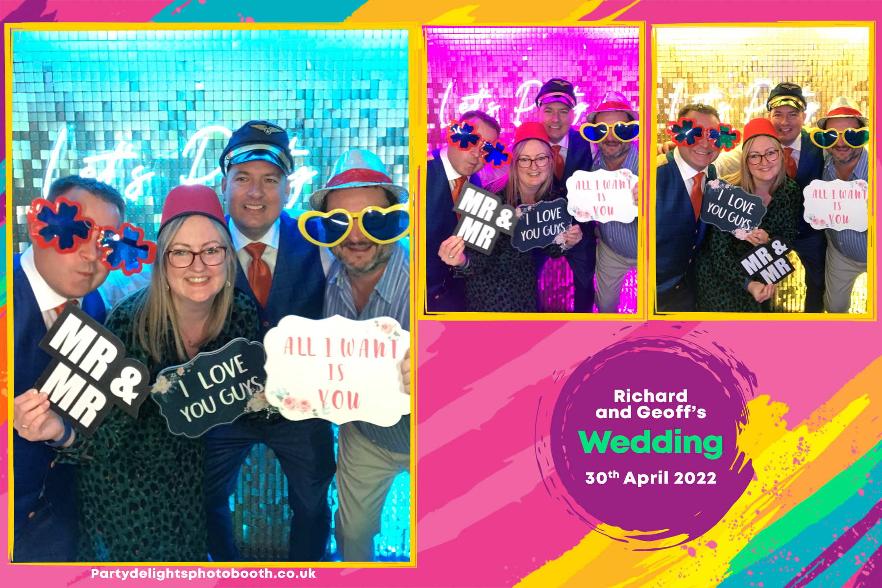 Richard & Geoff’s Wedding | View more photos from the event at gallery.partydelightsphotobooth.co.uk/u/PartyDelightsPhotoBooth/Richard-Geoff’s-Wedding