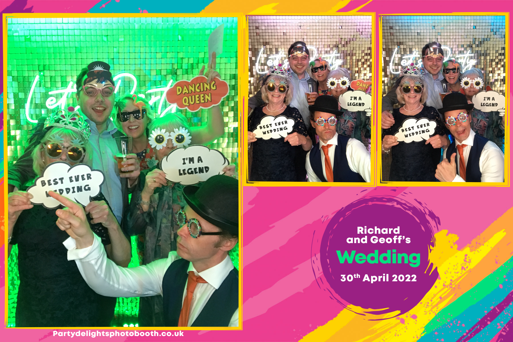 Richard & Geoff’s Wedding | View more photos from the event at gallery.partydelightsphotobooth.co.uk/u/PartyDelightsPhotoBooth/Richard-Geoff’s-Wedding