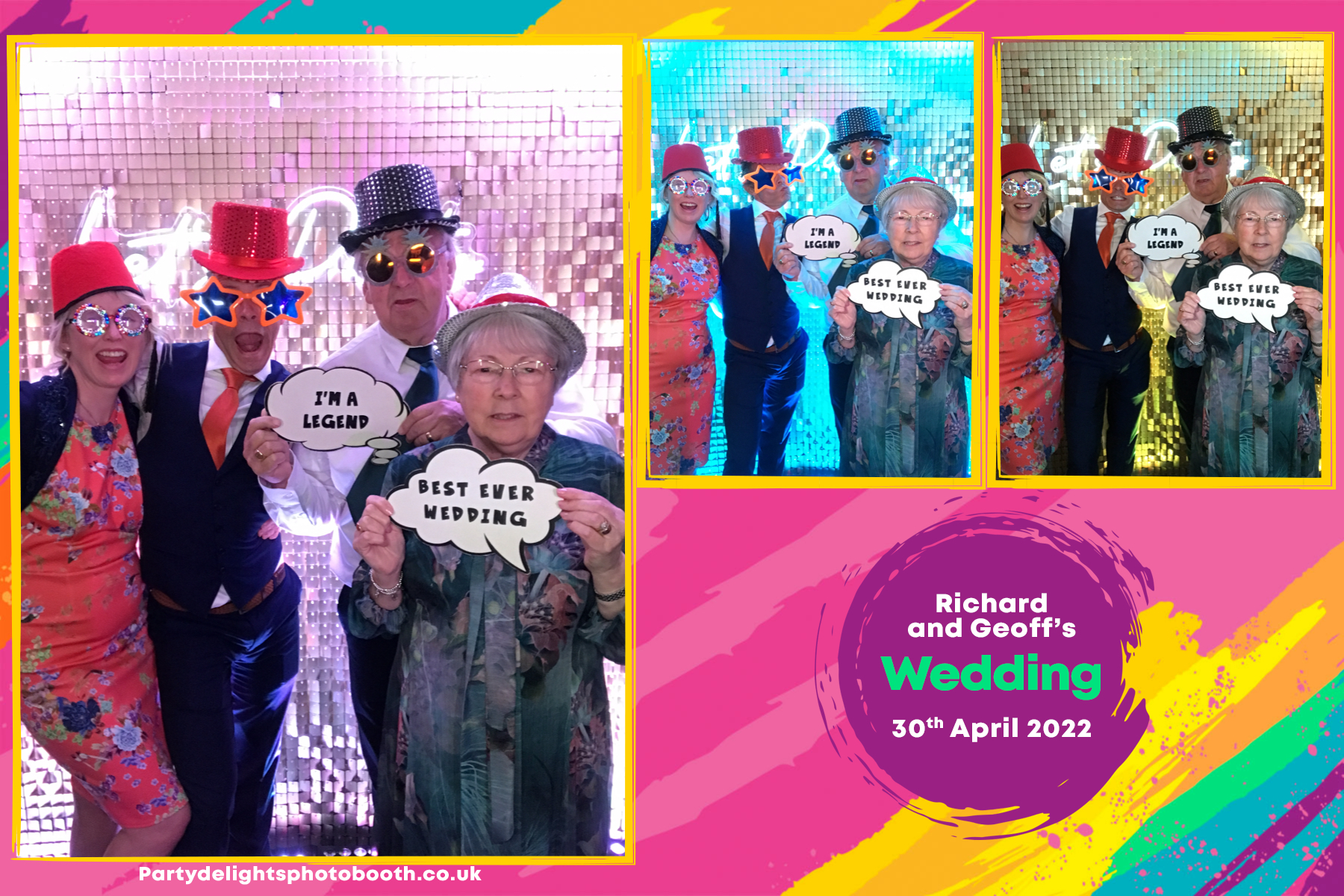 Richard & Geoff’s Wedding | View more photos from the event at gallery.partydelightsphotobooth.co.uk/u/PartyDelightsPhotoBooth/Richard-Geoff’s-Wedding