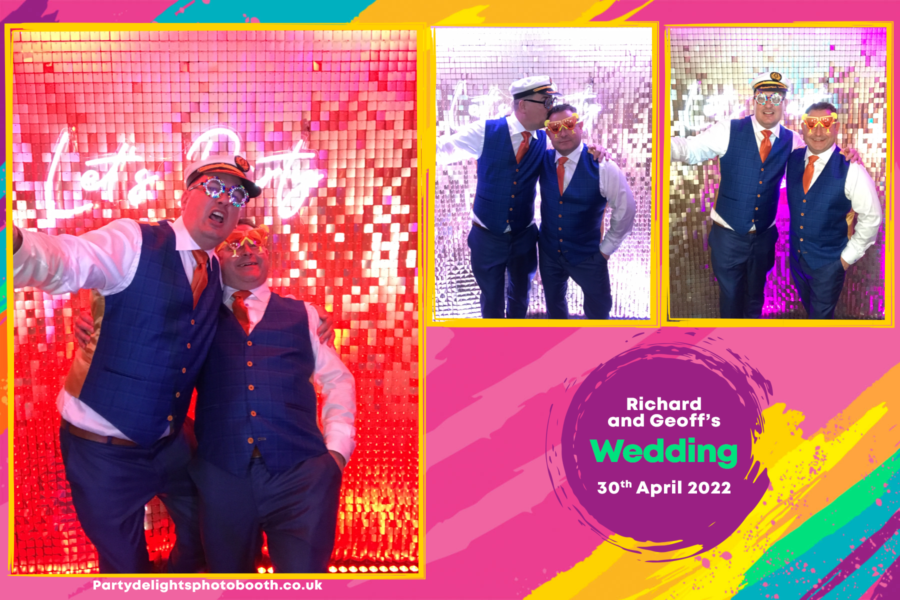 Richard & Geoff’s Wedding | View more photos from the event at gallery.partydelightsphotobooth.co.uk/u/PartyDelightsPhotoBooth/Richard-Geoff’s-Wedding