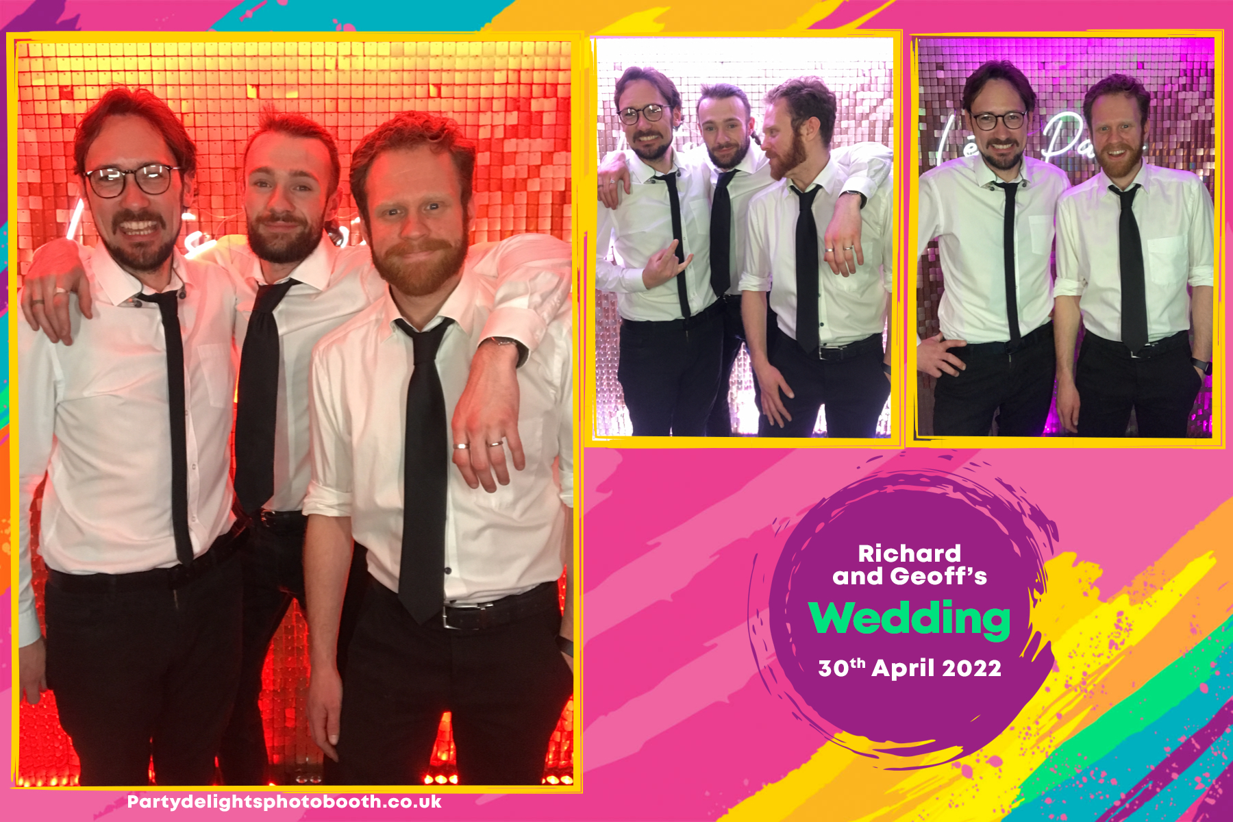 Richard & Geoff’s Wedding | View more photos from the event at gallery.partydelightsphotobooth.co.uk/u/PartyDelightsPhotoBooth/Richard-Geoff’s-Wedding