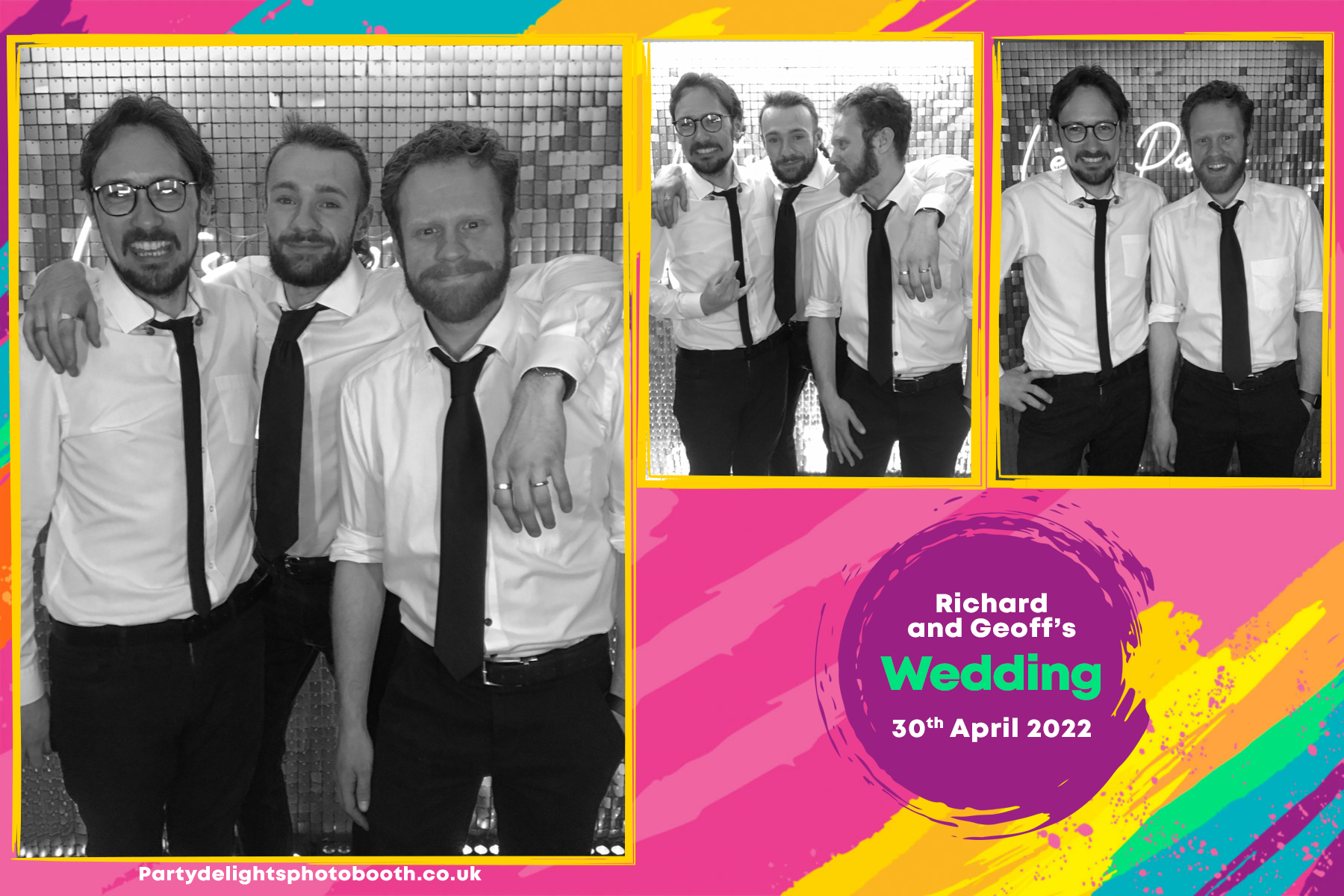 Richard & Geoff’s Wedding | View more photos from the event at gallery.partydelightsphotobooth.co.uk/u/PartyDelightsPhotoBooth/Richard-Geoff’s-Wedding